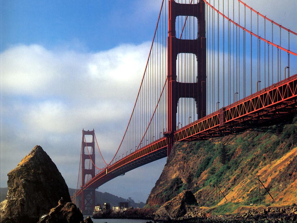 1024x768 California San Francisco Golden Gate Bridge