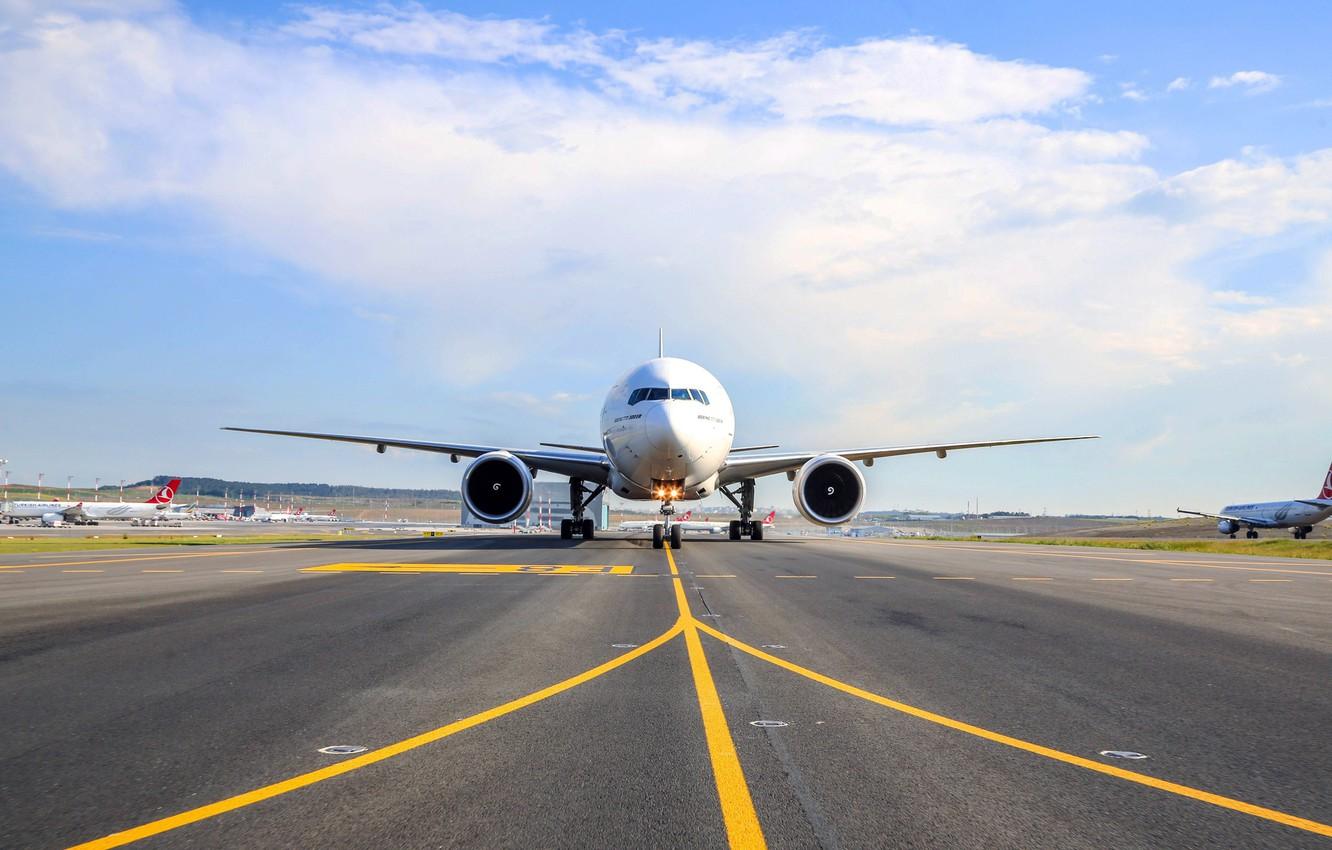1332x850 Wallpaper Turkish Airlines, BOEING 737 300 ER, İstanbul Airport image for desktop, section авиация