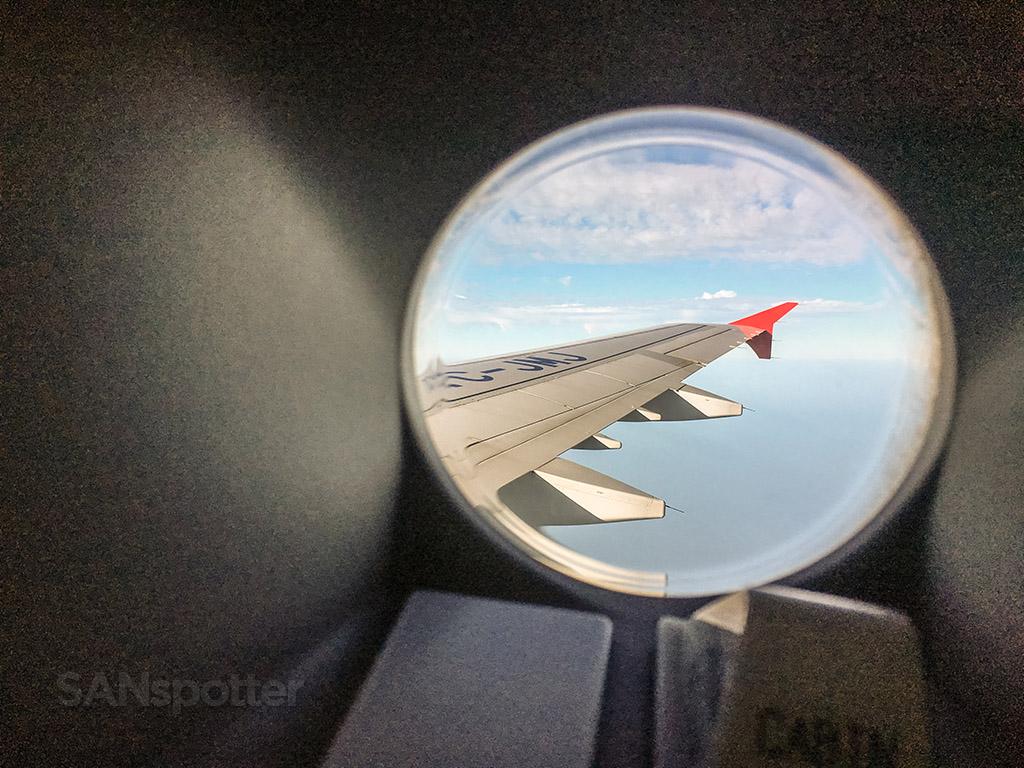 1024x768 Turkish Airlines A321 exit row economy class Istanbul to Vienna