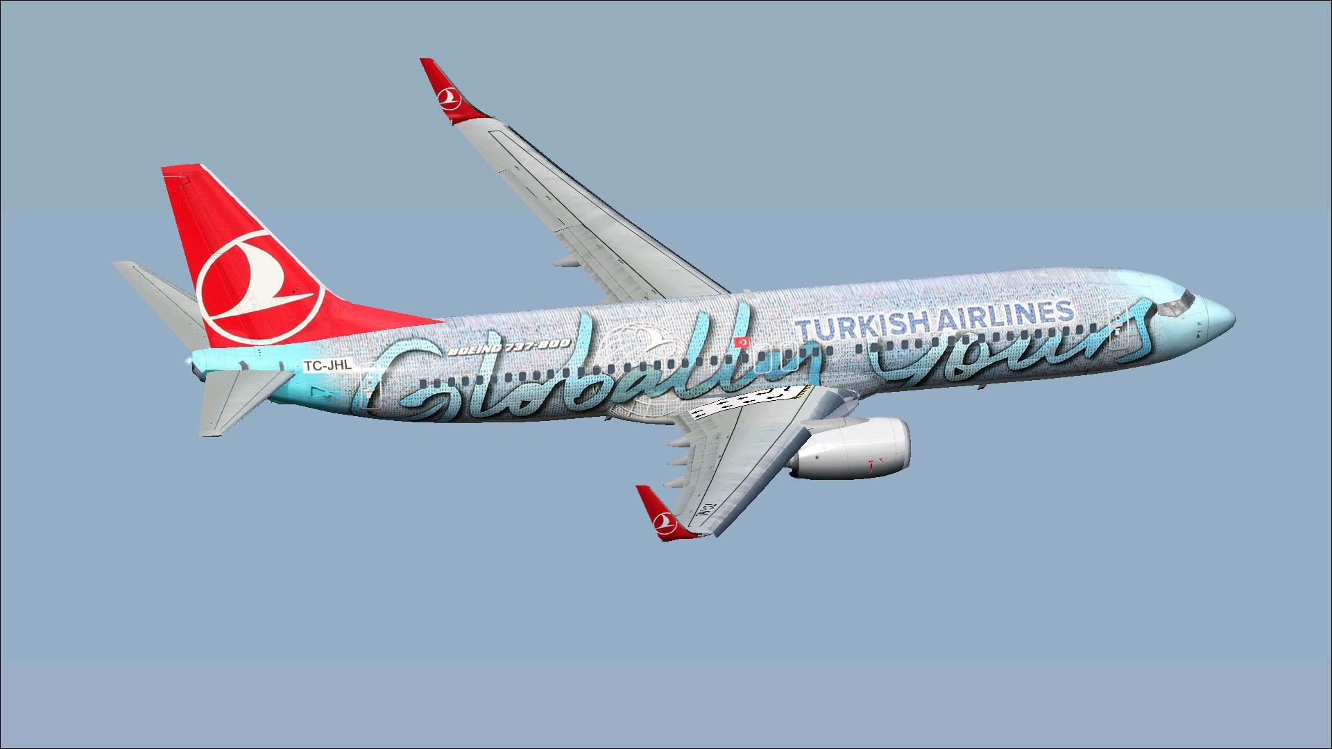 1920x1080 Turkish Airlines Boeing 737 800 TC JHL