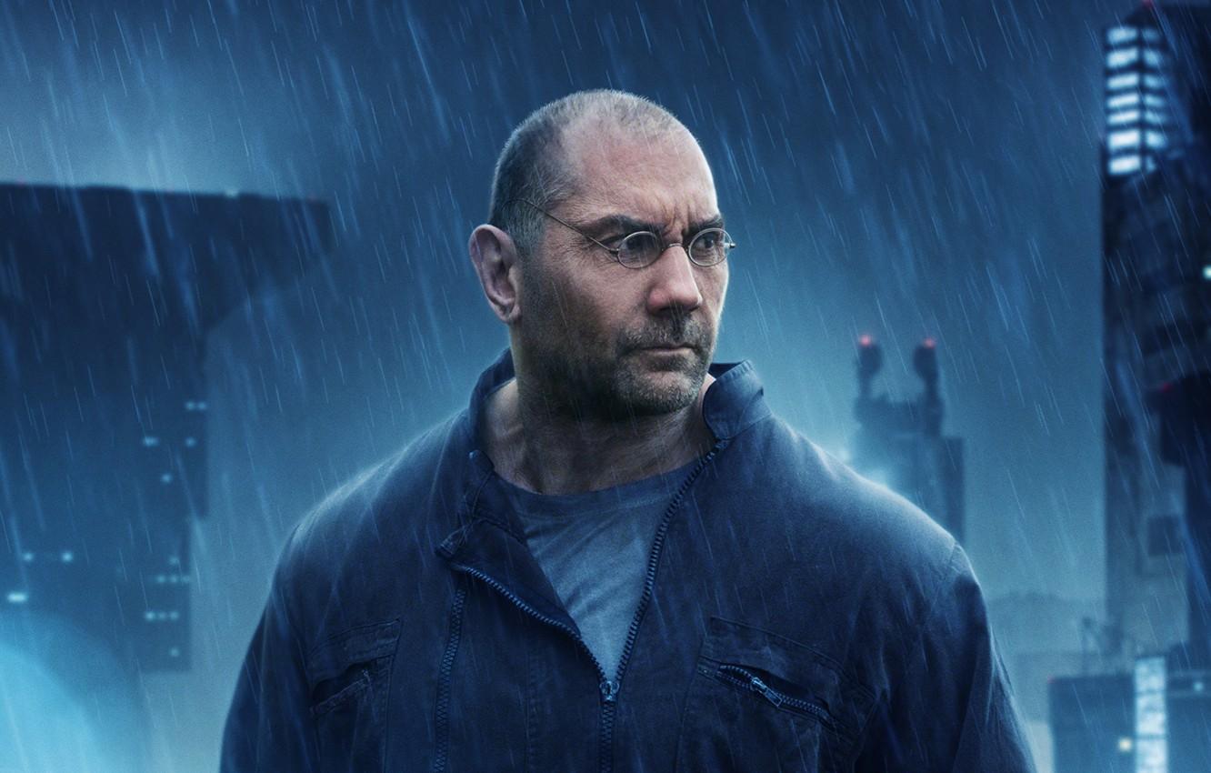1332x850 Wallpaper look, pose, rain, glasses, Dave Bautista, Dave Batista, Blade runner Blade Runner Supper Morton image for desktop, section фильмы
