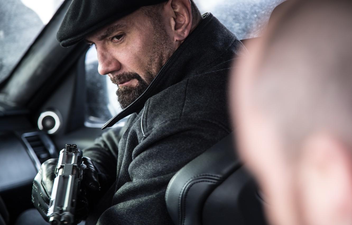 1332x850 Wallpaper gun, frame, gloves, cap, Dave Bautista, Dave Batista, 007: RANGE, SPECTRE, Mr. Hinx image for desktop, section фильмы