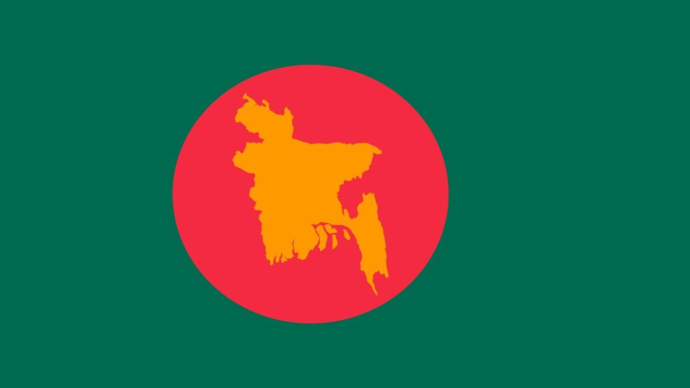 1366x768 Bangladesh Map Wallpaper