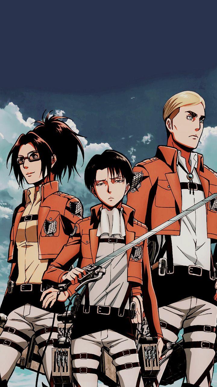 720x1280 Wallpaper Levi Ackerman And Hanji Zoe