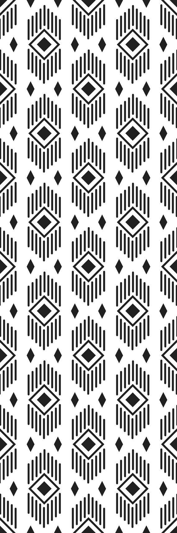570x1710 Wrought Studio Fordland Removable Boho Tribal Pattern 8.33' L x 25 W Peel and Stick Wallpaper Roll