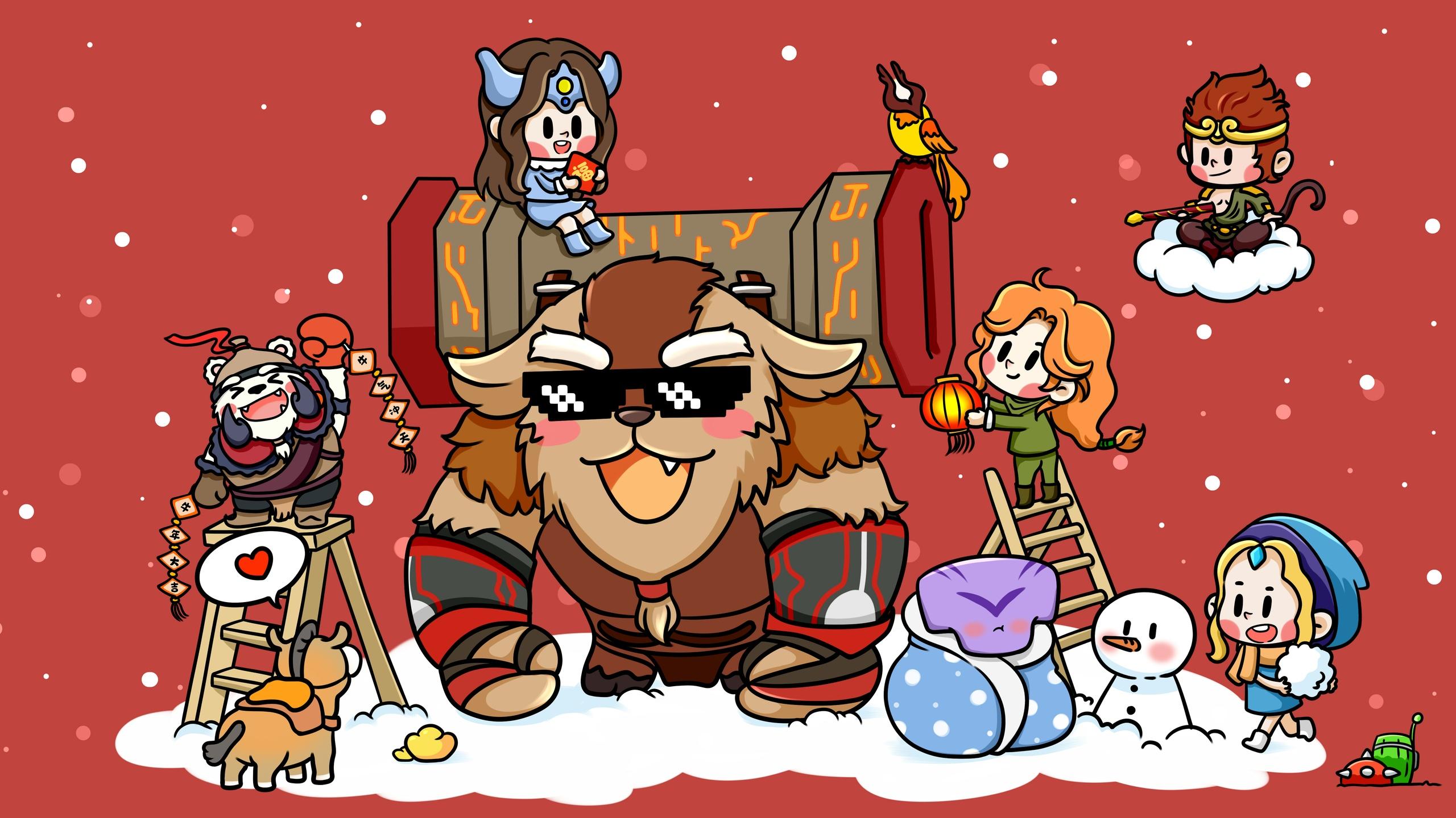 2560x1440 Chinese New Year Greetings 2 Wallpaper