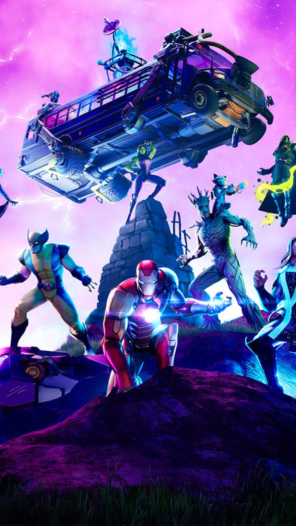 950x1689 Fortnite Marvel Standoff 4K Ultra HD Mobile Wallpaper