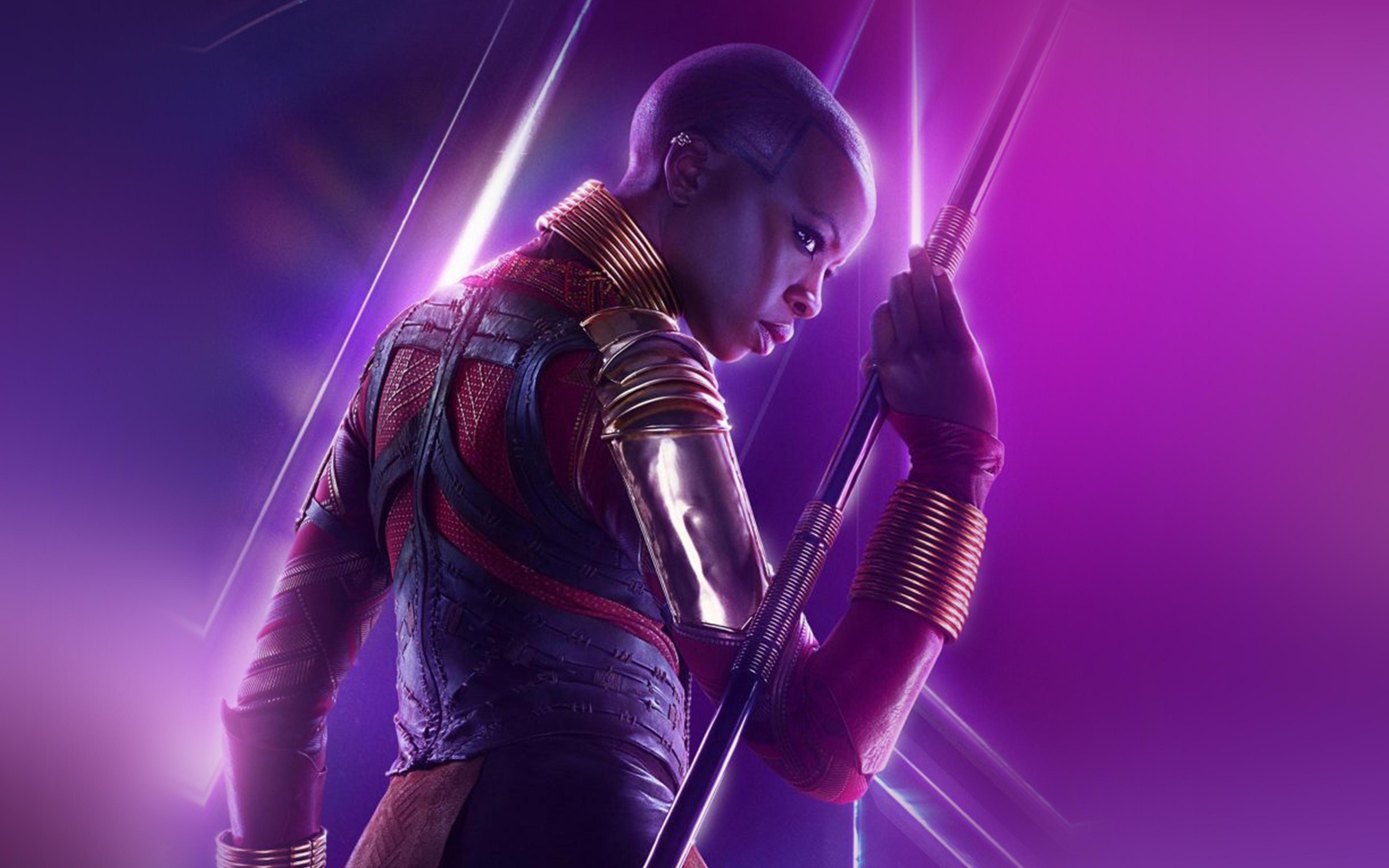 3840x2400 wallpaper for desktop, laptop. avengers danai girl blackpanther hero marvel art film
