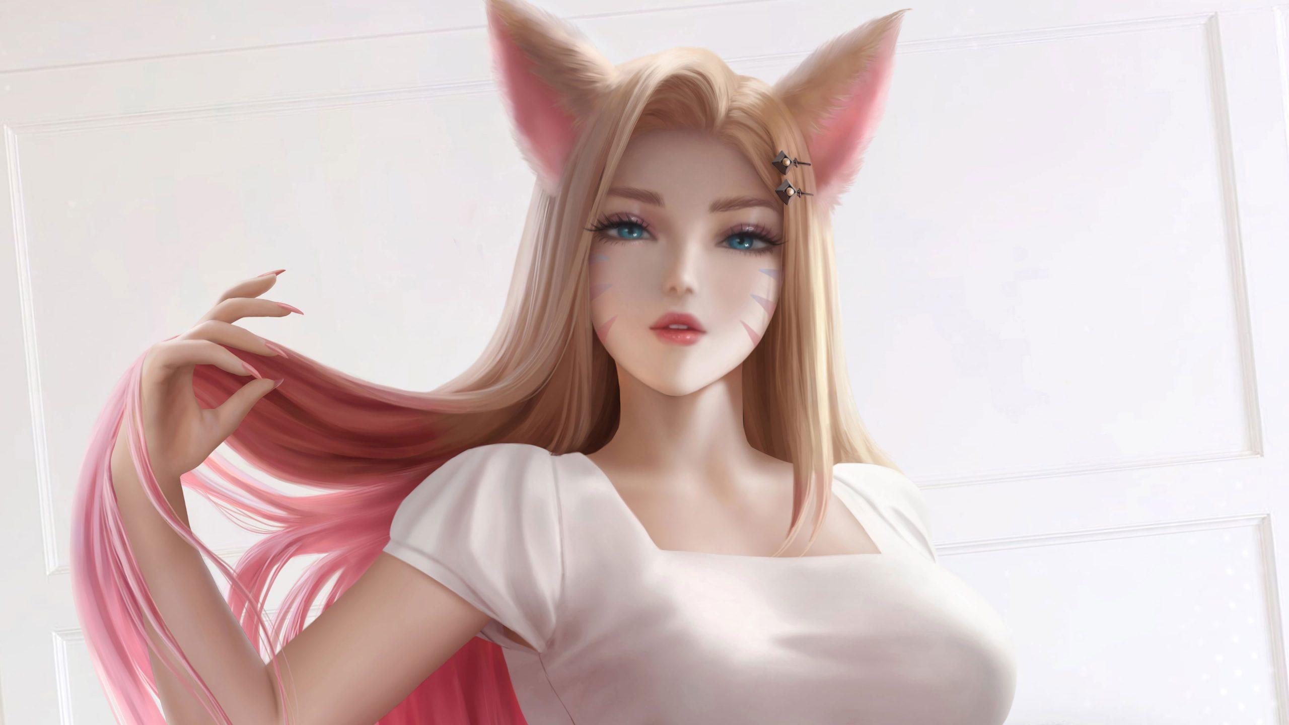 2560x1440 Wallpaper Ahri League Of Legends, Kda Ahri, Video Games