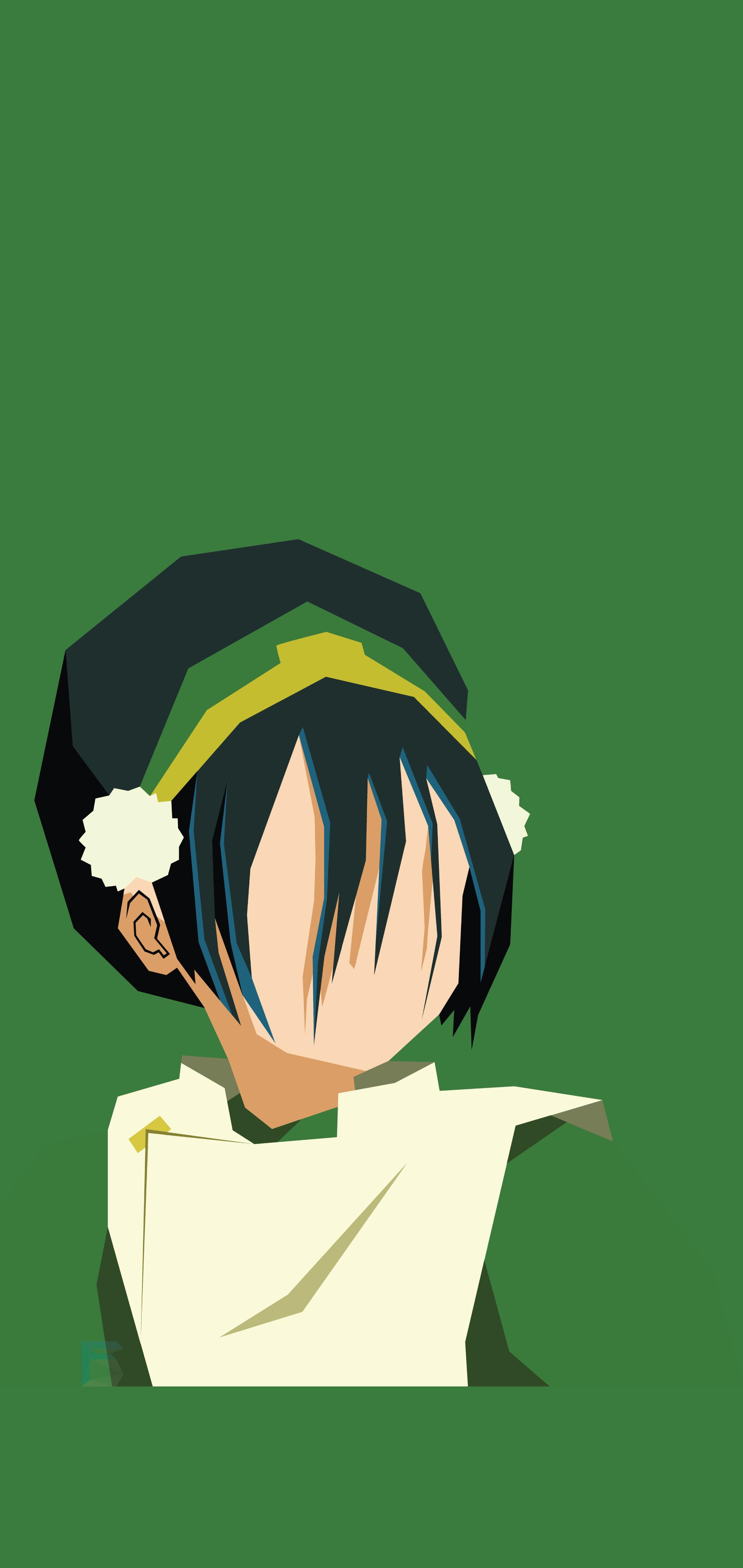 1920x4053 Toph Beifong ATLA Low Poly Portrait, Ferian Bagaskara