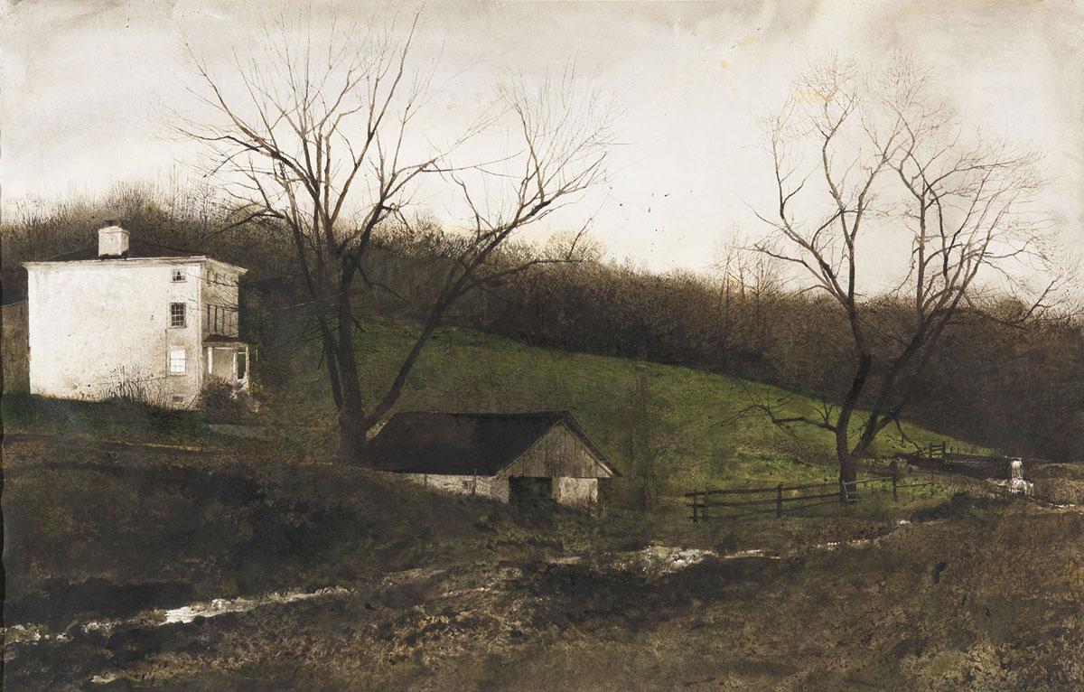 1200x766 Andrew Wyeth. Selected works by Andrew Wyeth featured in this gallery