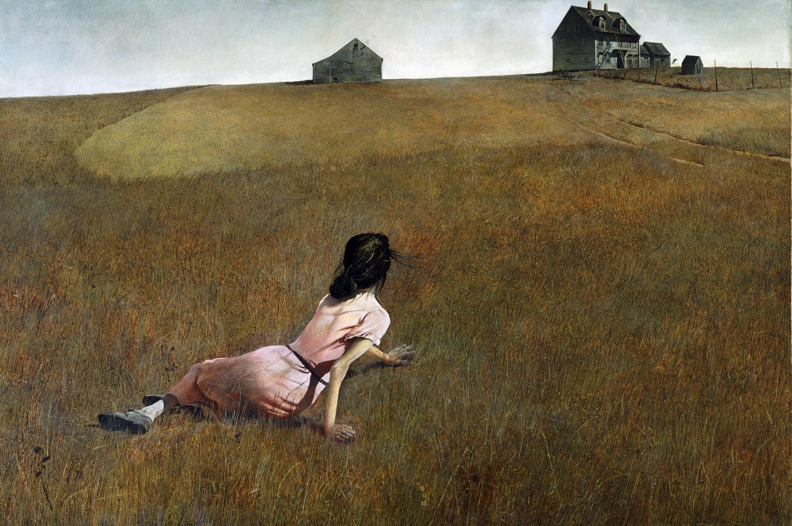 2700x1795 artwork, Andrew Wyeth, Christinas World Wallpaper HD / Desktop and Mobile Background