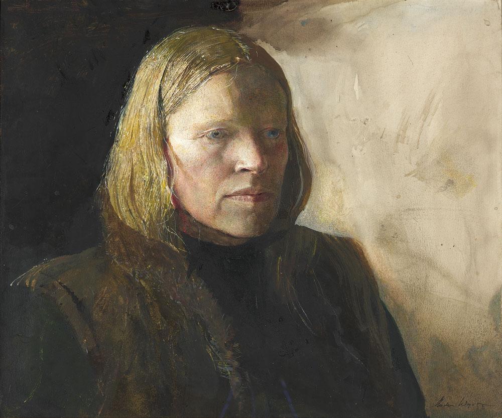 1000x833 Andrew Wyeth: Helga On Paper