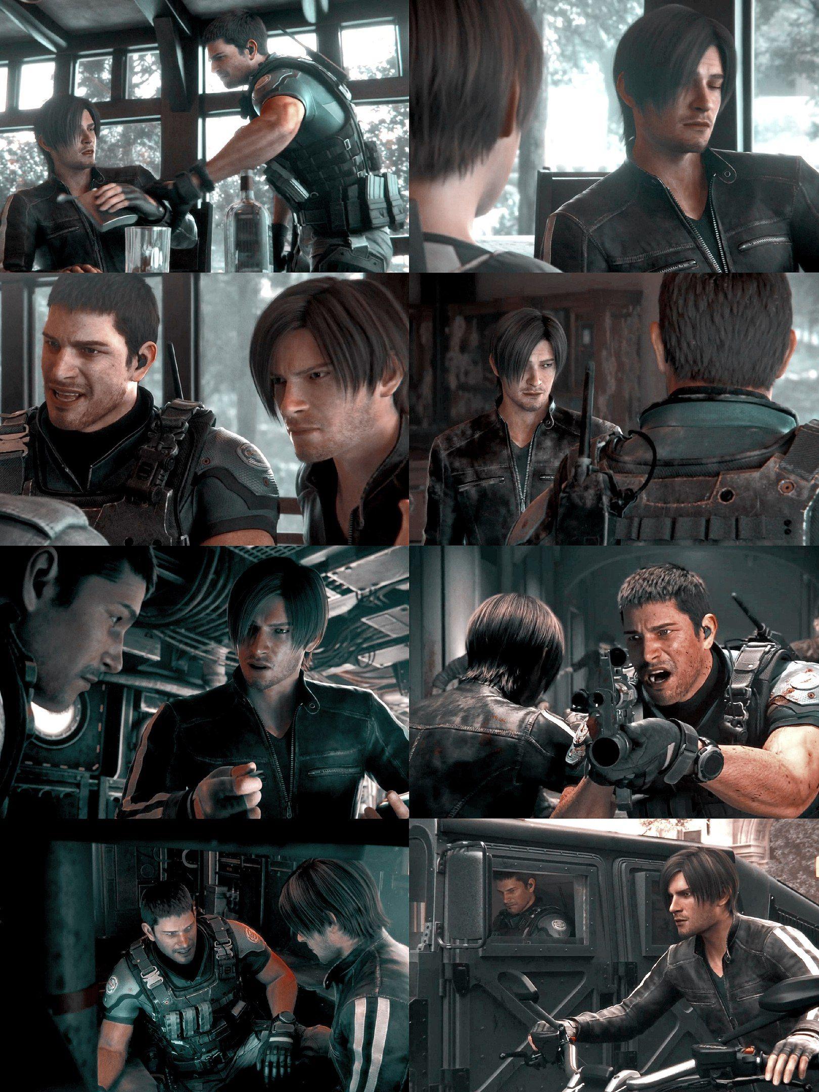 1620x2160 Resident Evil: Vendetta Look at these two dorks. Resident evil leon, Resident evil anime, Resident evil game