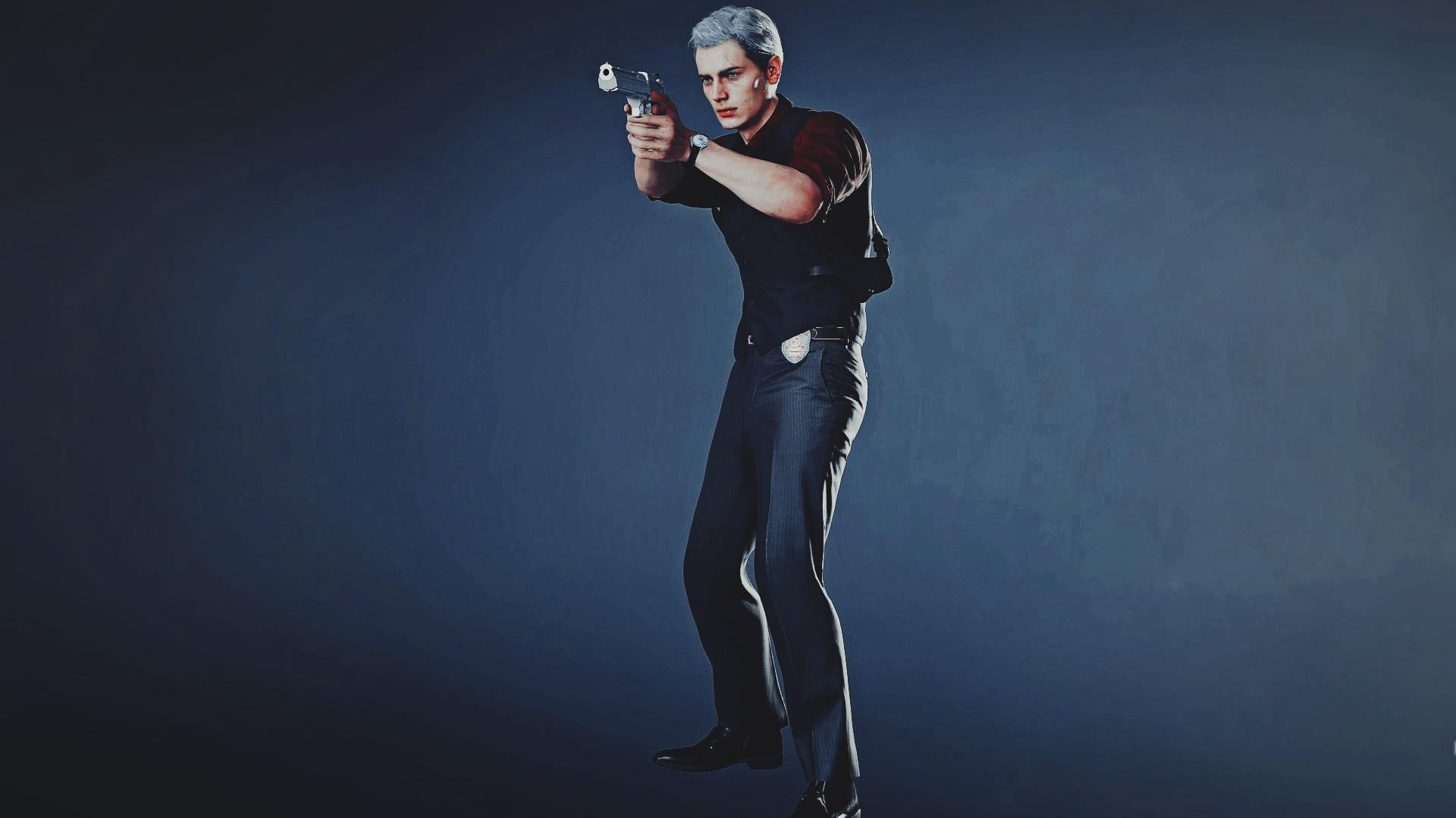 1920x1080 Leon as Glenn Arias from resident Evil Vendetta [mod]