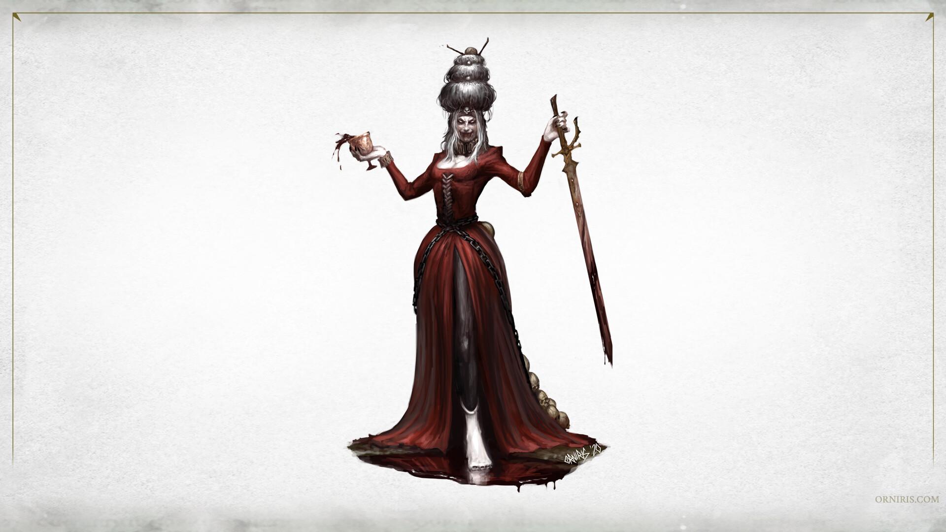 1920x1080 Bloodhaunt Crina of Trezirstein Age of Sigmar Fan Art, ORNIRIS TERENSI