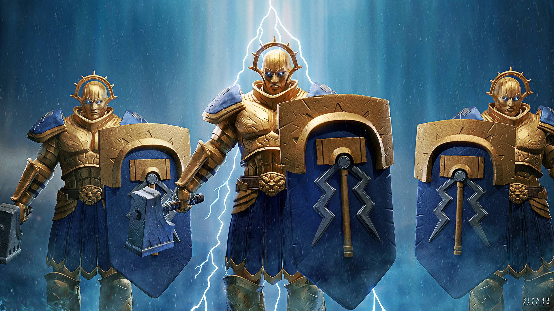 1920x1080 Stormcast Eternals Warhammer Warrior 1080P Laptop Full HD Wallpaper, HD Games 4K Wallpaper, Image, Photo and Background