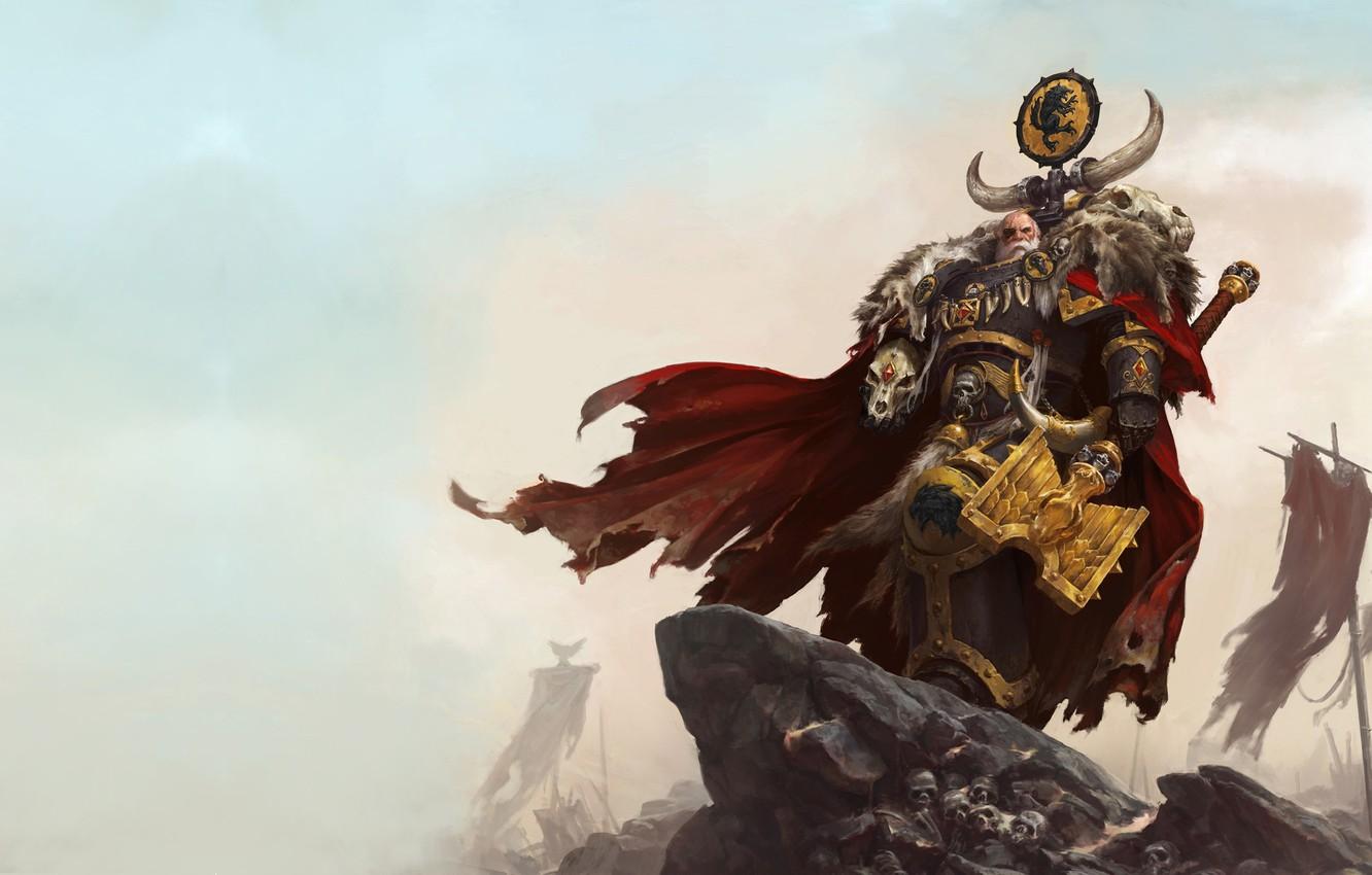 1332x850 Wallpaper The Game, Warrior, Fantasy, Art, Illustrator, Wonchun Choi (AKA Doo To), Age Of Sigmar, Hammer Of War, WARHAMMER 'Curse Of The Wulfen' Image For Desktop, Section игры