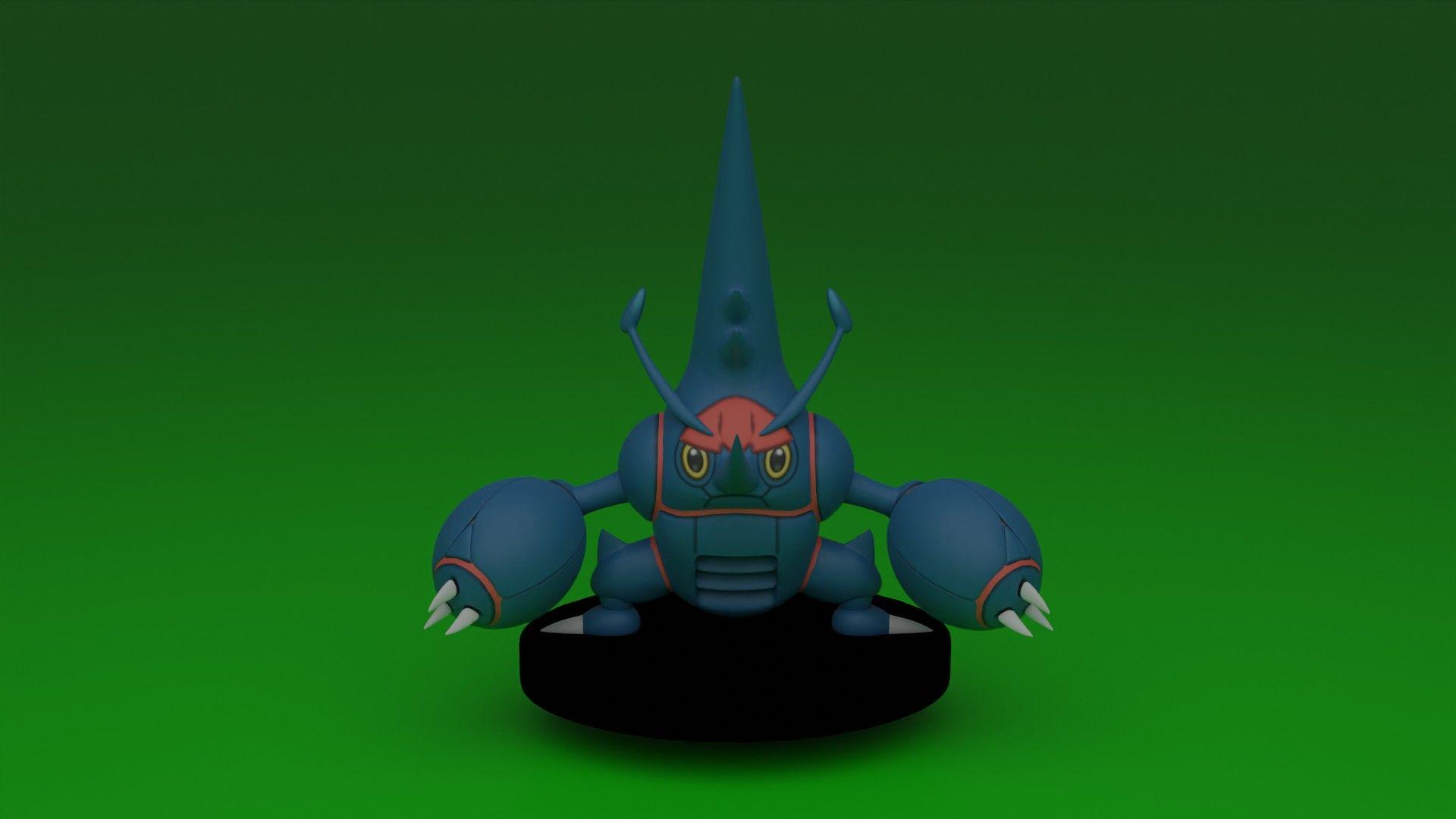 1920x1080 Download STL file pokemon mega heracross • 3D printable template ・ Cults
