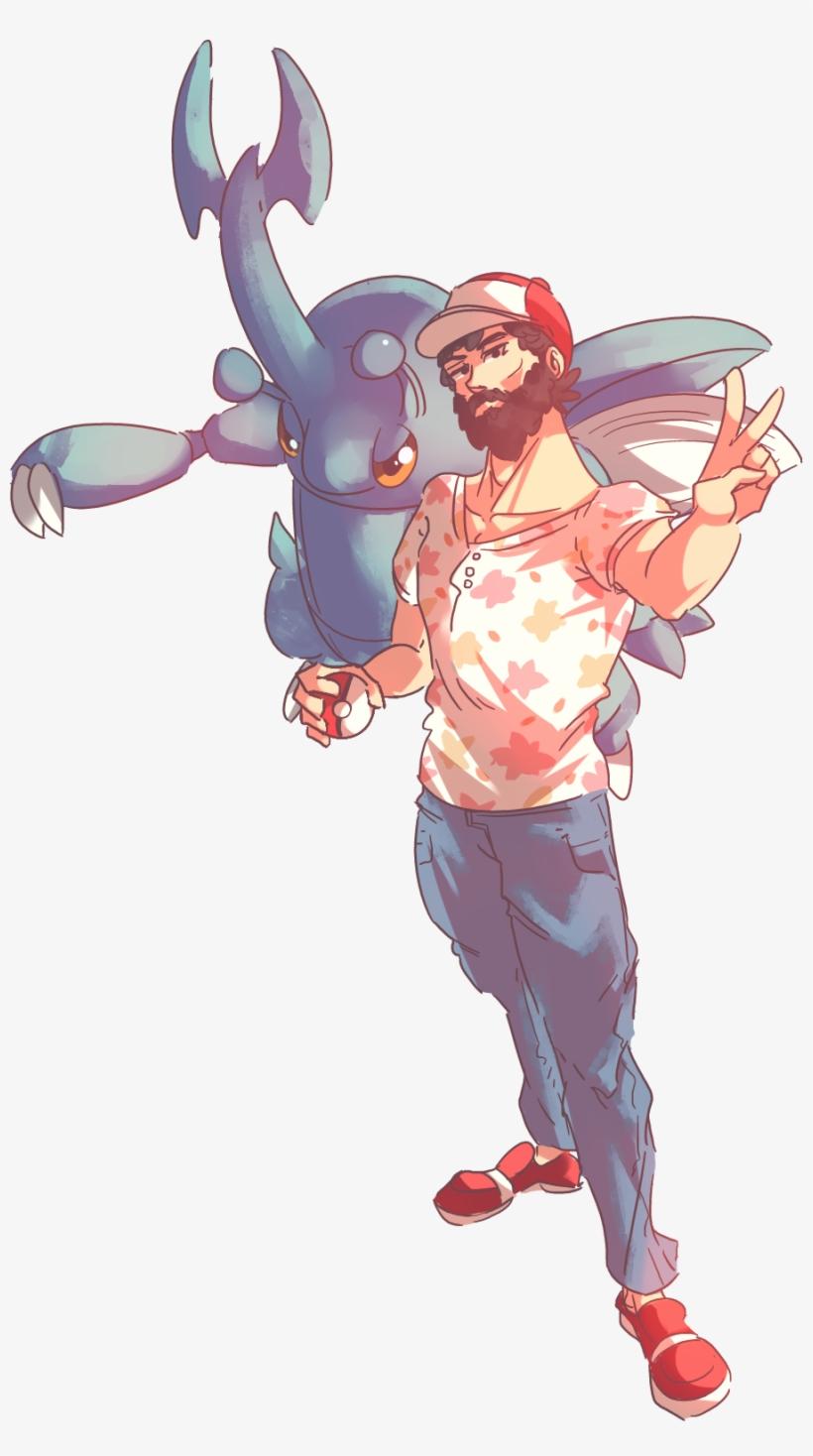 820x1468 Trainer ヘラクロス Heracross Commission Transparent PNG Download on NicePNG