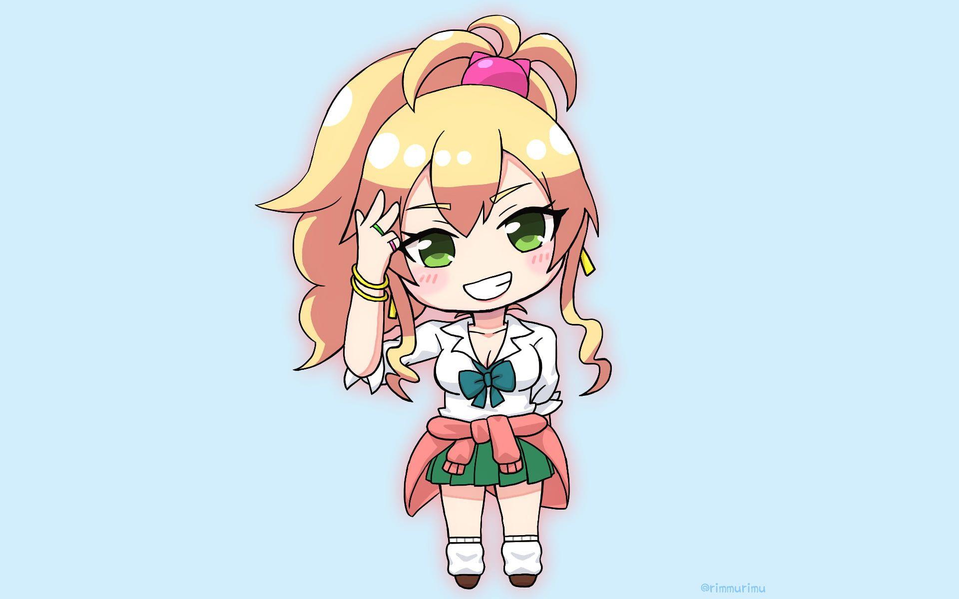 1920x1200 Anime Hajimete no Gal Yukana Yame P #wallpaper #hdwallpaper #desktop. Anime, Chibi, Yame