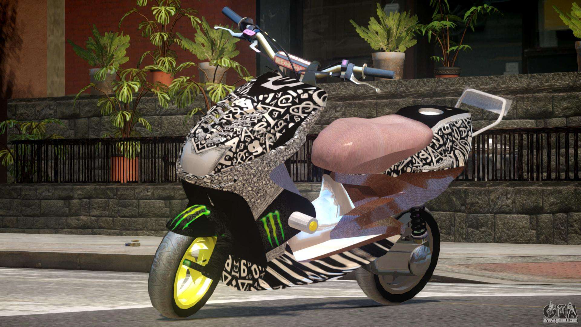 1920x1080 Yamaha Aerox V1 for GTA 4