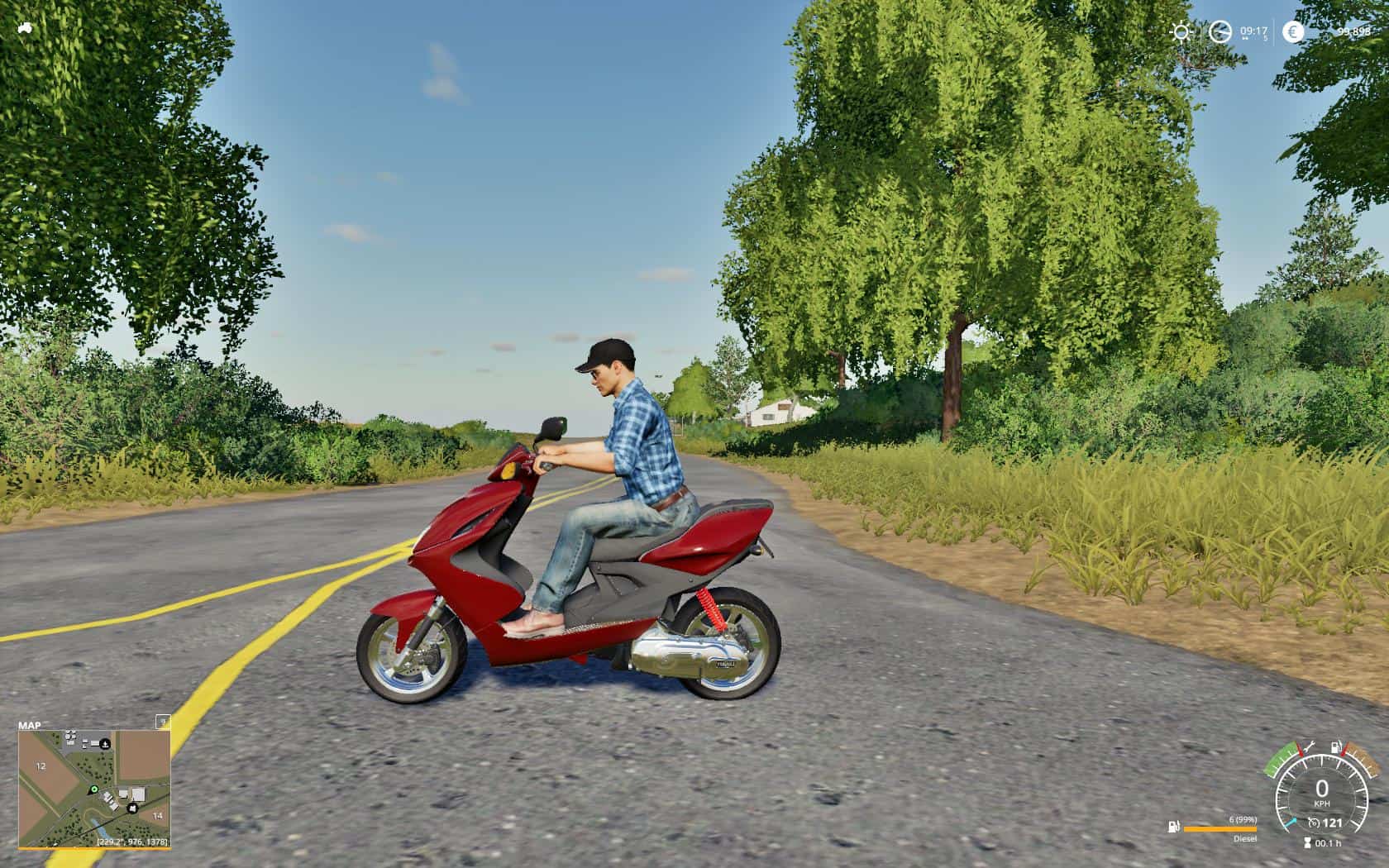 1680x1050 Yamaha Aerox v1.0 FS19 Simulator 19 Vehicles Mod
