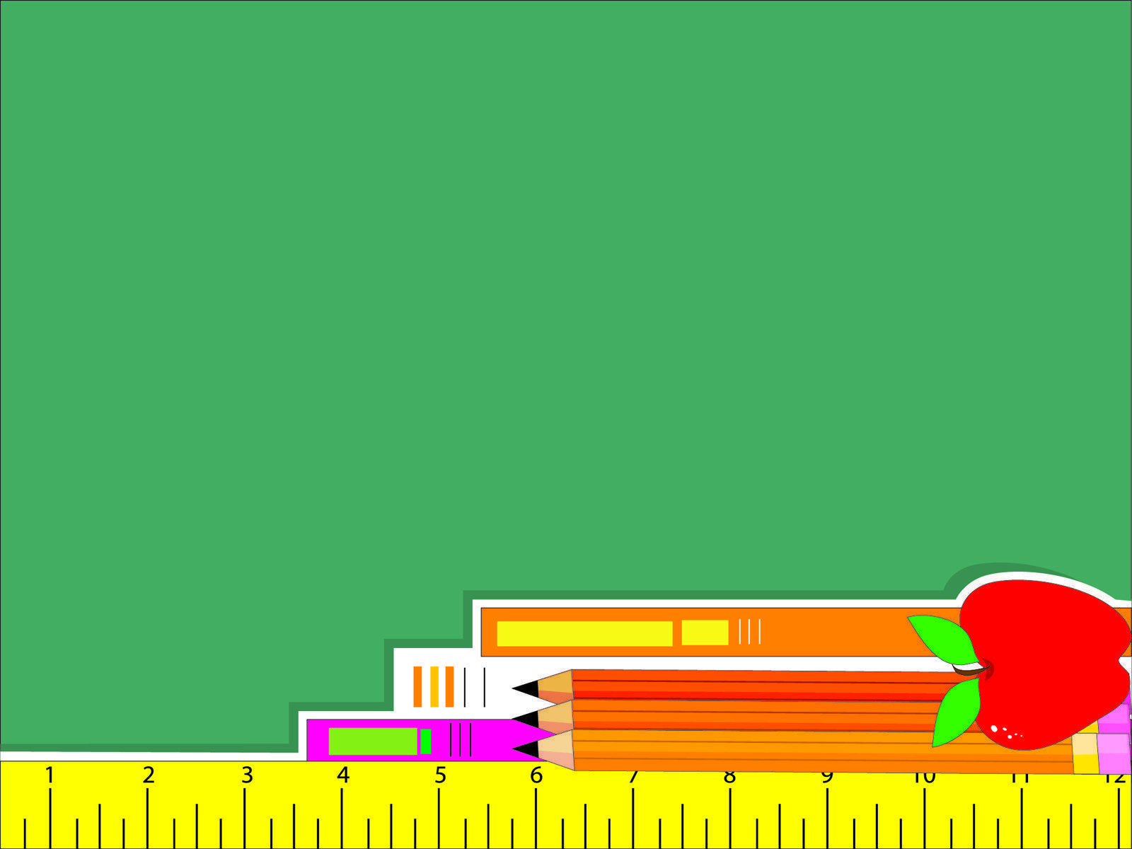 1600x1200 Powerpoint Cute Teacher Background