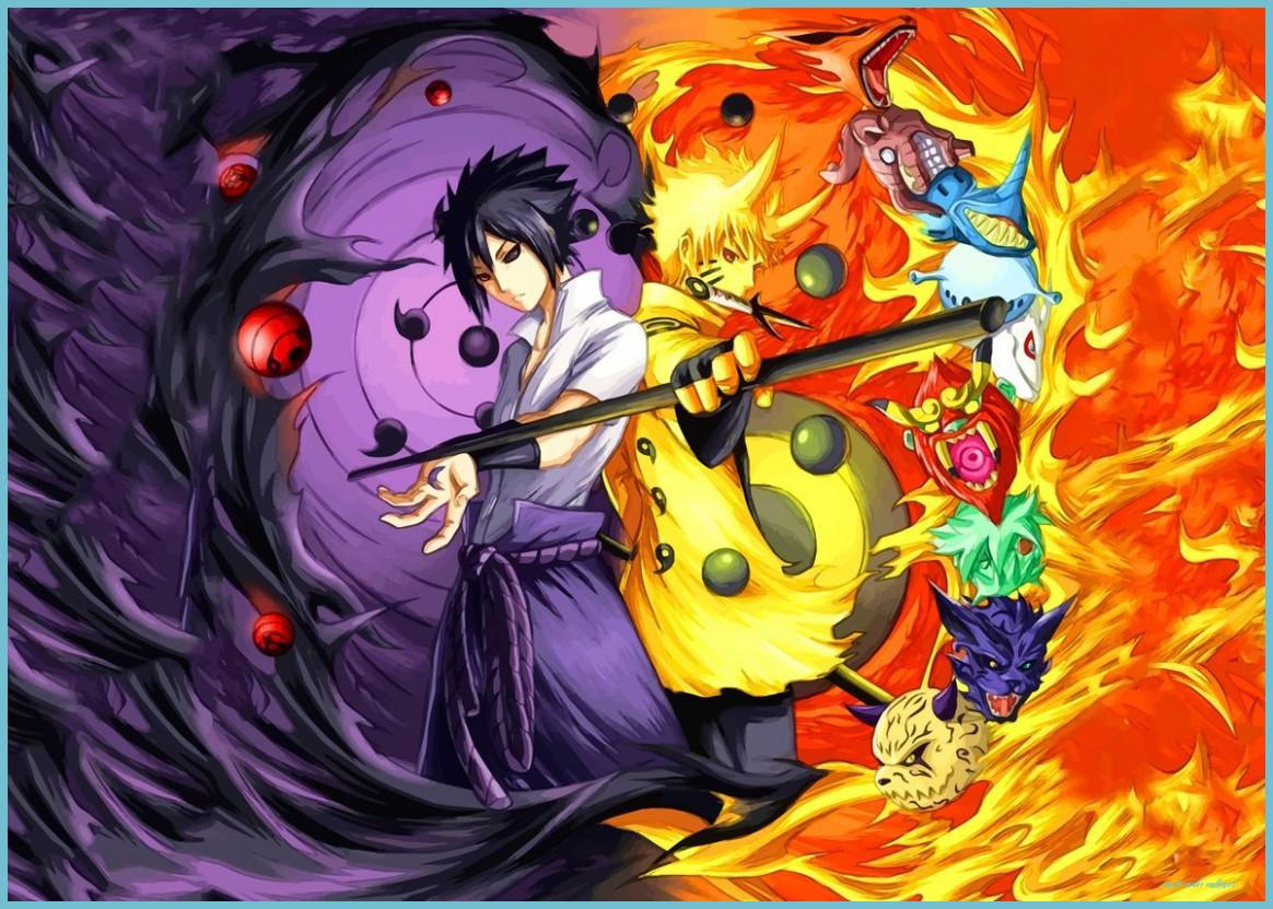 1164x831 Naruto Vs Sasuke' Poster By Nice Picture Displate In 7 Sasuke Wallpaper