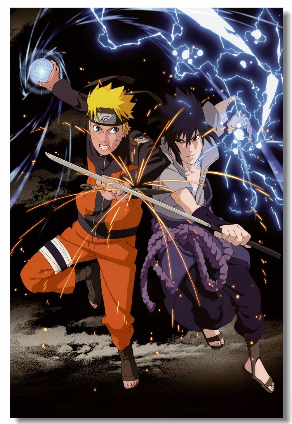 1000x1449 Custom Canvas Wall Decals Uzumaki Naruto Poster Hatake Kakashi Wallpaper Japan Anime Sticker Mural Kids Room Decoration # at the price of $5.75 in