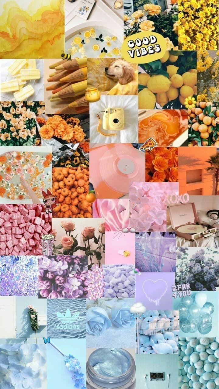 720x1280 Wallpaper Pastel iPhone Background Vsco Wallpaper Rainbow