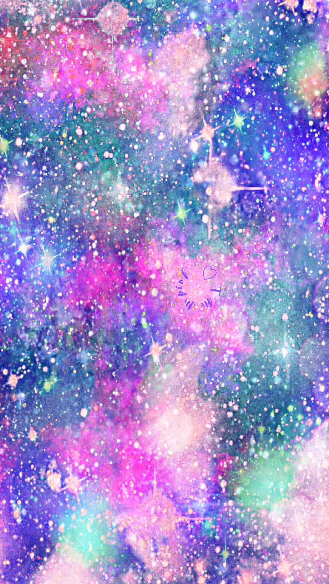 1152x2048 Anime Mystical Galaxy Wolf Galaxy Pastel Rainbow Unicorn