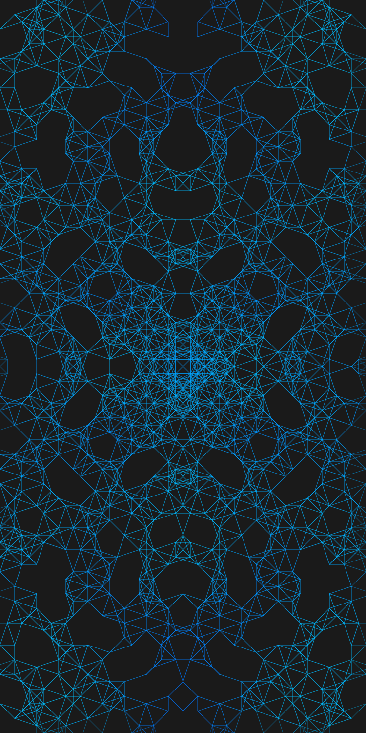 750x1500 Gaussian Primes Connectivity Wallpaper