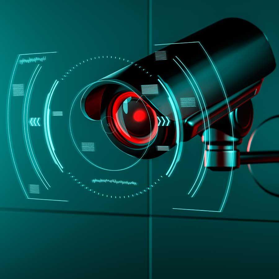 security camera system background