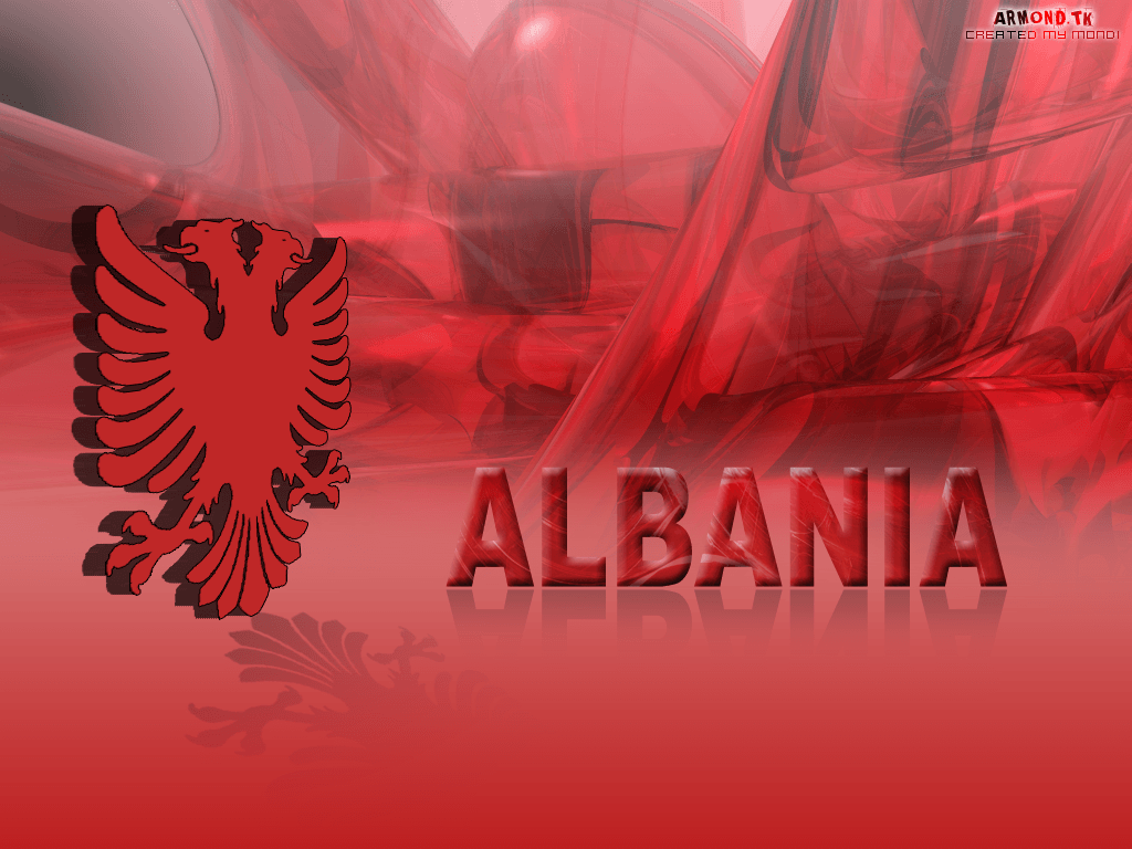 1024x768 1024x768px Albanian Flag Wallpaper