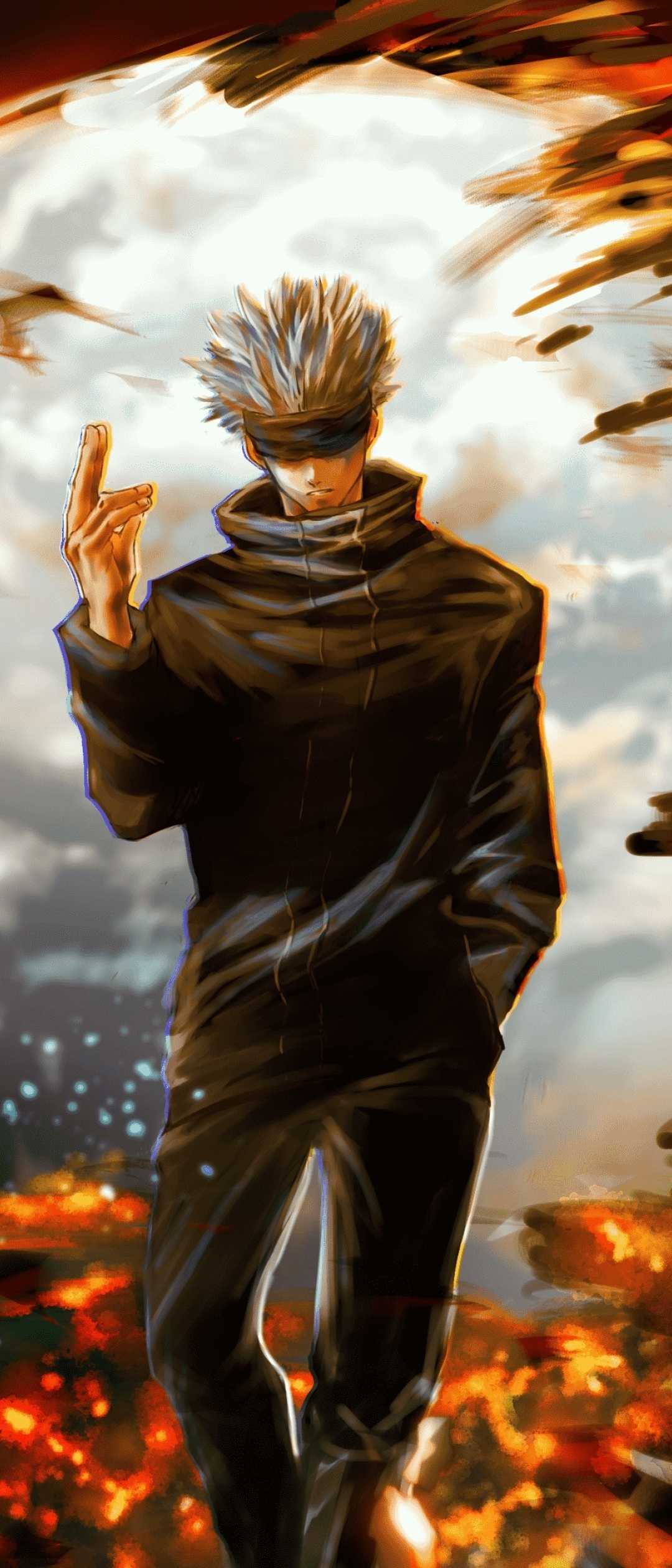 1080x2520 4K Jujutsu Kaisen Wallpaper