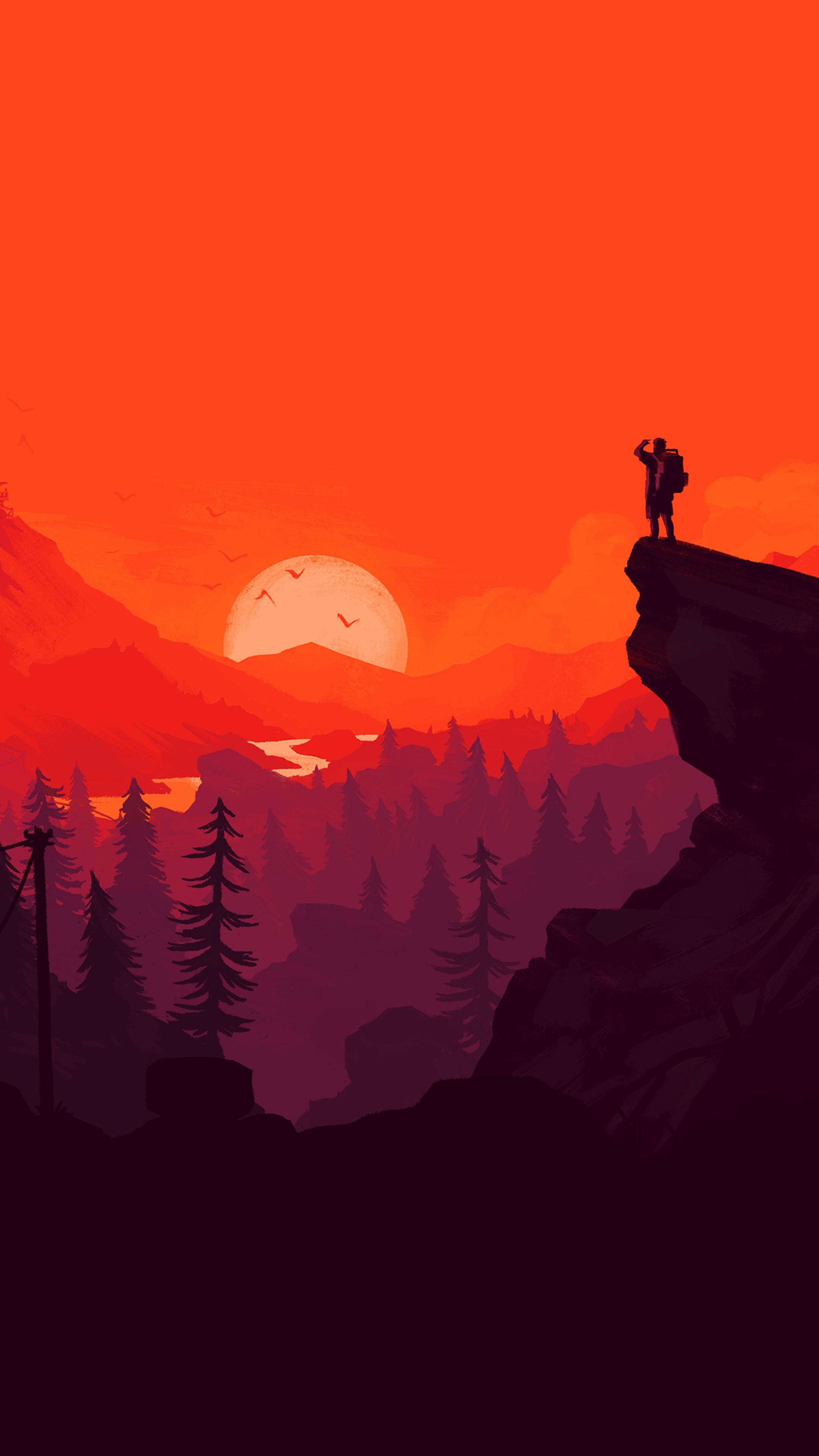 2160x3840 Firewatch Digital Art Sony Xperia X, XZ, Z5 Premium Wallpaper, HD Artist 4K Wallpaper, Image, Photo and Background
