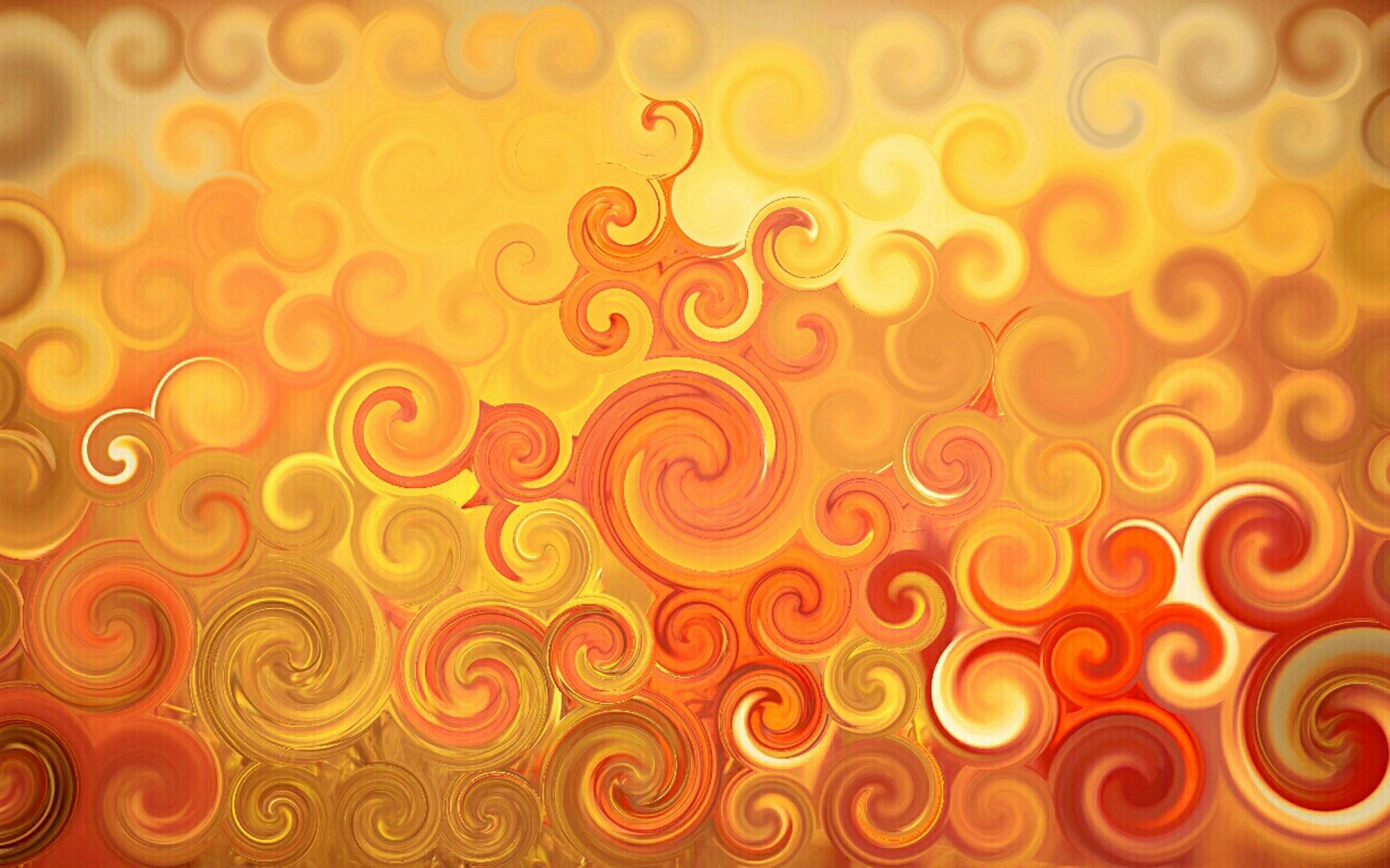 2560x1600 Swirls Circles Colors Art