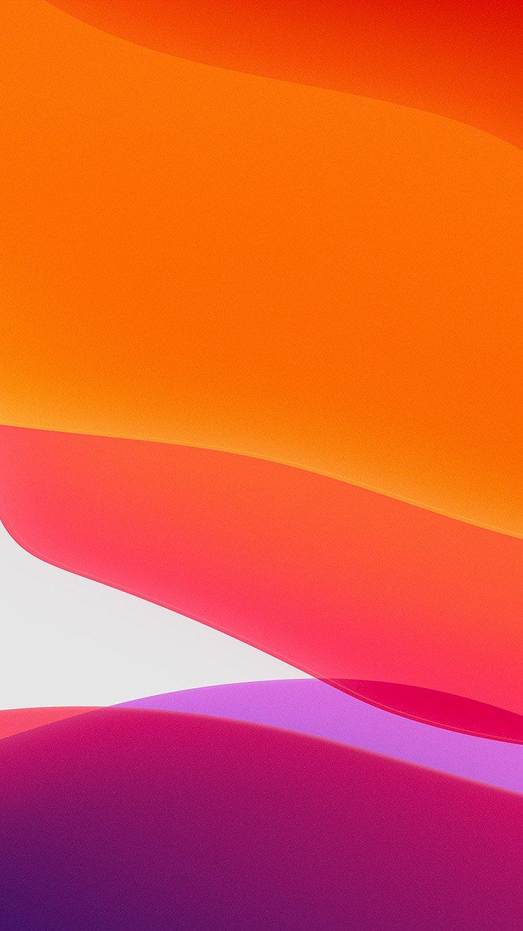 750x1334 iPhone7 wallpaper. apple iphone ios13 background orange art