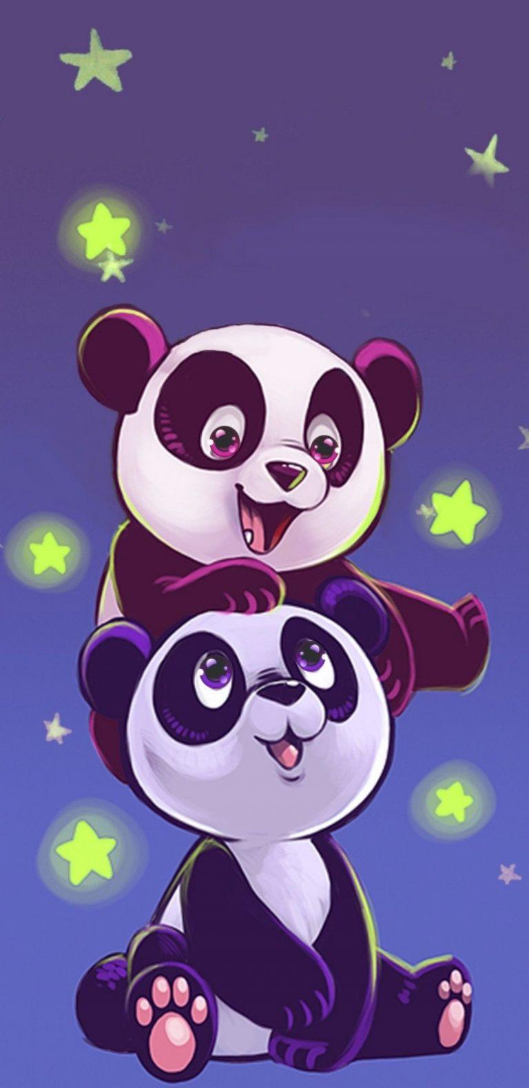 768x1579 Panda Wallpaper