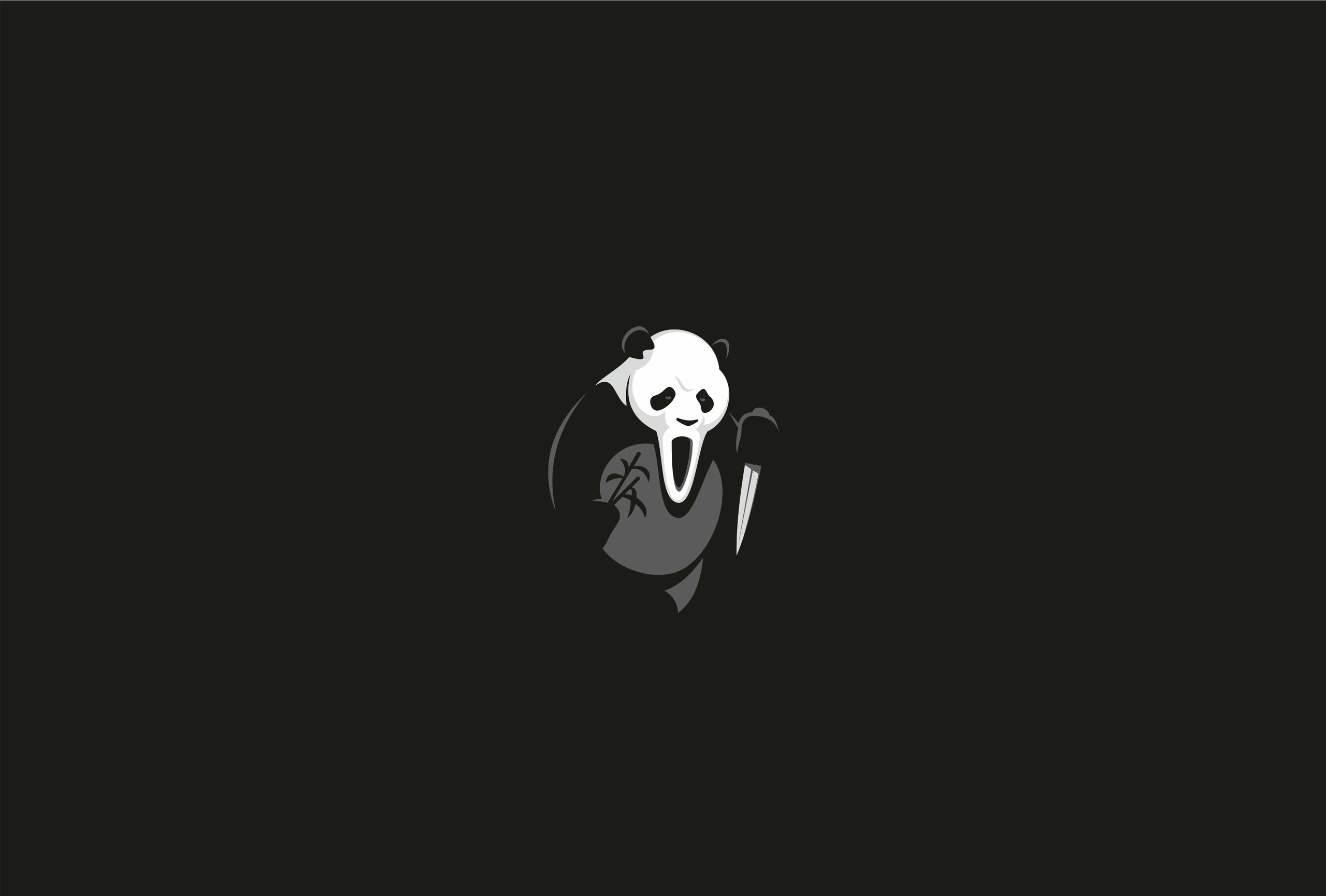 2560x1730 Wallpaper Panda Scream