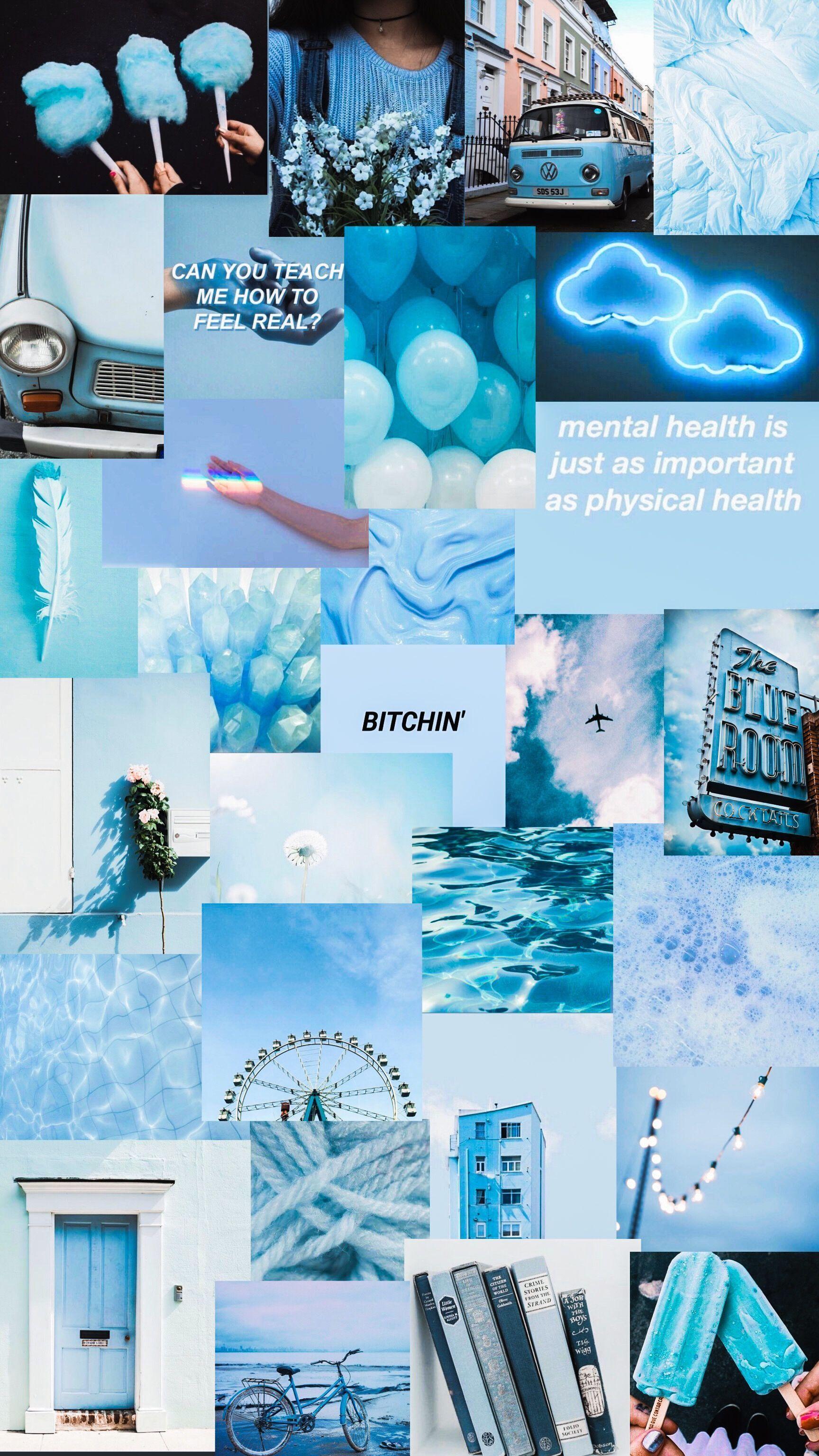 Free download Alatoire A light blue collage i made hope yall like it  1280x795 for your Desktop Mobile  Tablet  Explore 33 Blue Aesthetic  Wallpapers for Laptop  Aesthetic Wallpaper Emo