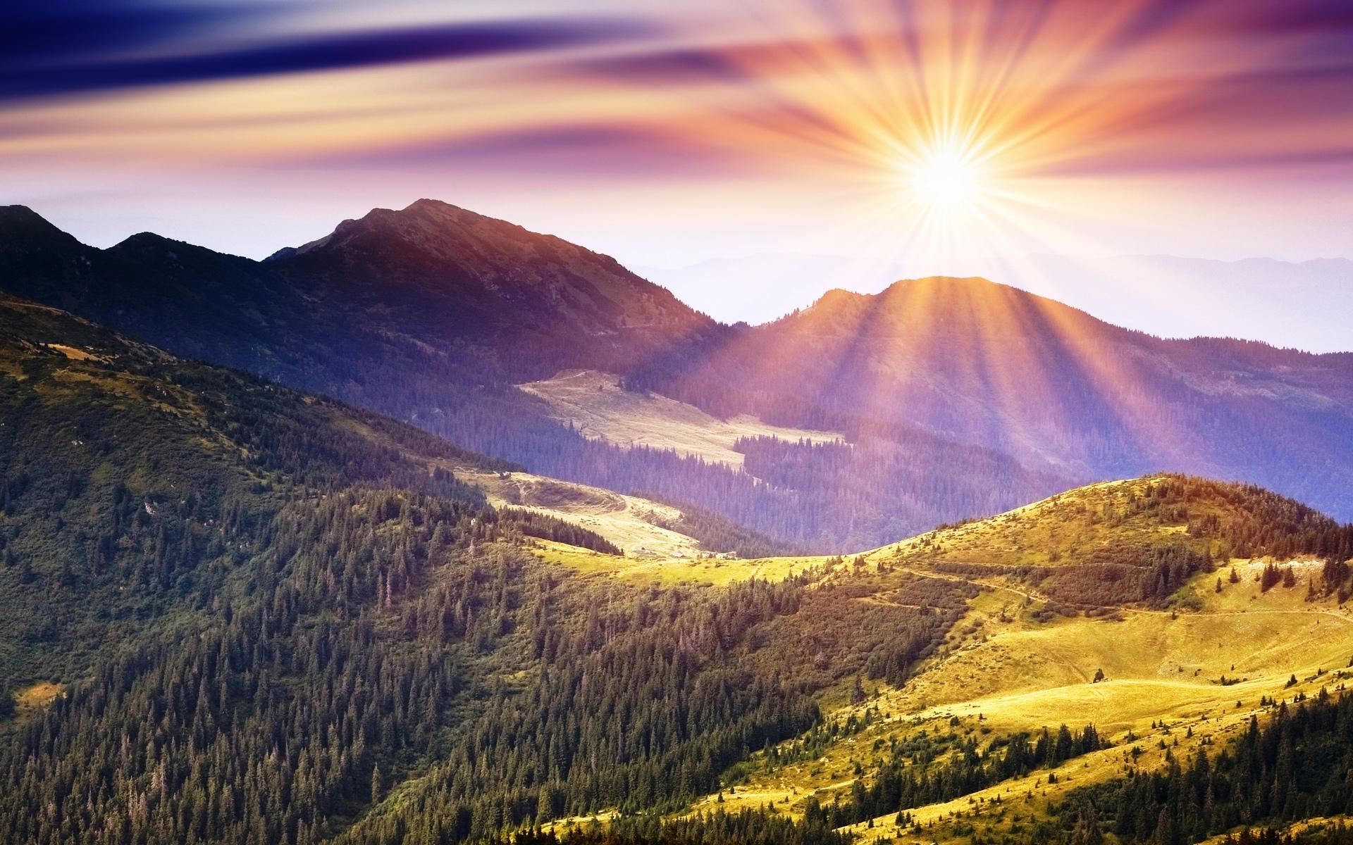 Mountain Sunrise HD Wallpapers - Top Free Mountain Sunrise HD ...