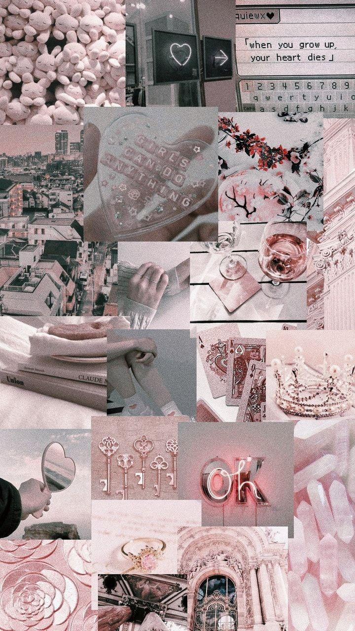 720x1280 Rose Gold Aesthetic Wallpaper