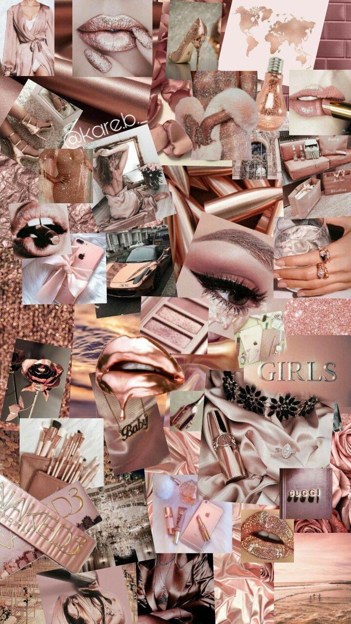 Rose Gold Collage Wallpapers Top Free Rose Gold Collage Backgrounds