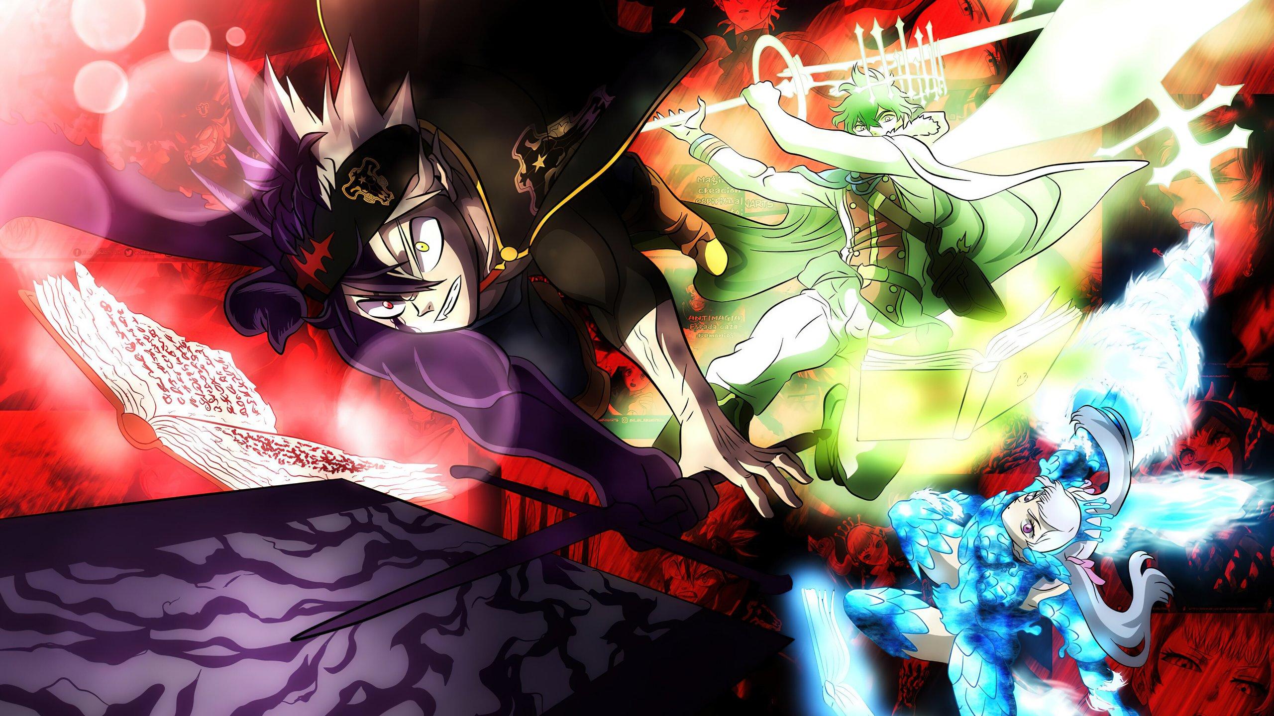 Wallpaper Anime, Black Clover, Asta Black Clover, Yuno - Wallpaperforu