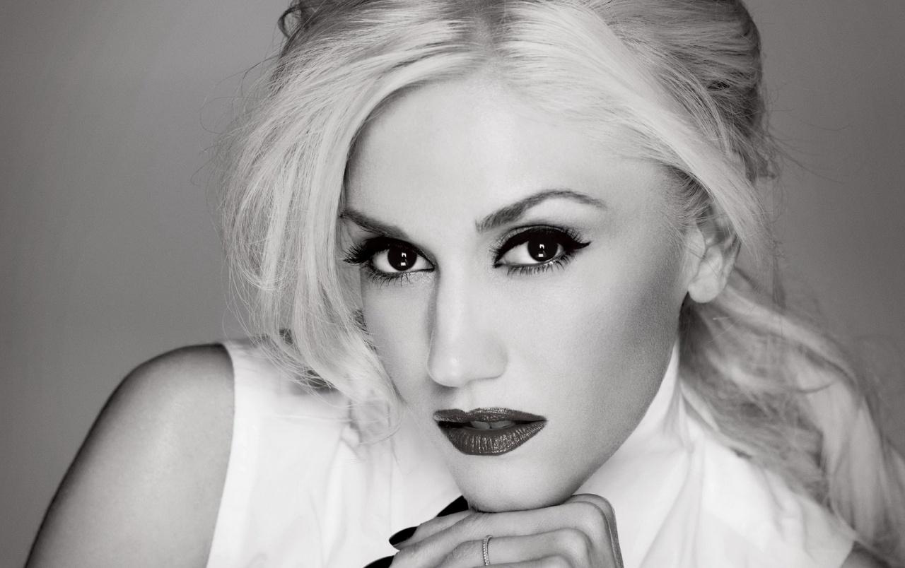 1280x804 Gwen Stefani Black and White wallpaper. Gwen Stefani Black and White