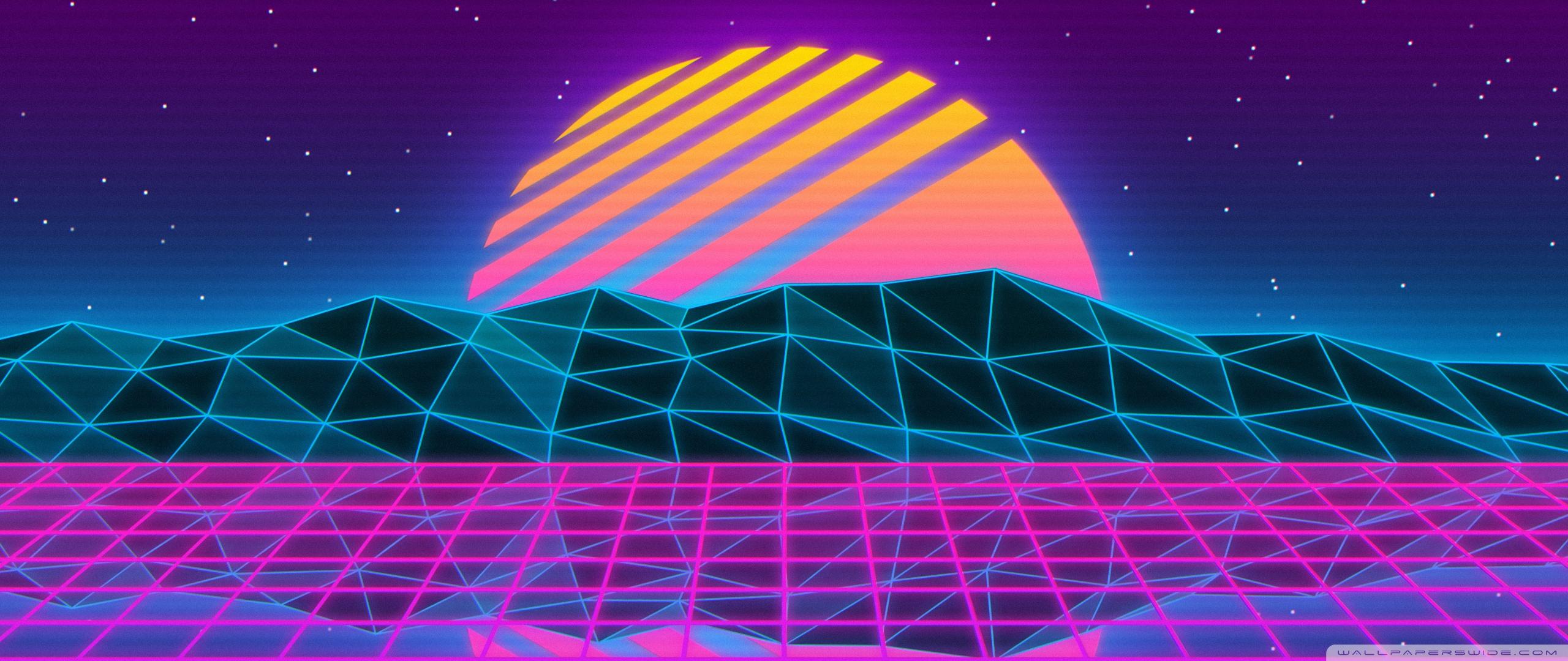 2560x1080 Vaporwave Ultra HD Desktop Background Wallpaper for : Widescreen & UltraWide Desktop & Laptop : Multi Display, Dual Monitor : Tablet