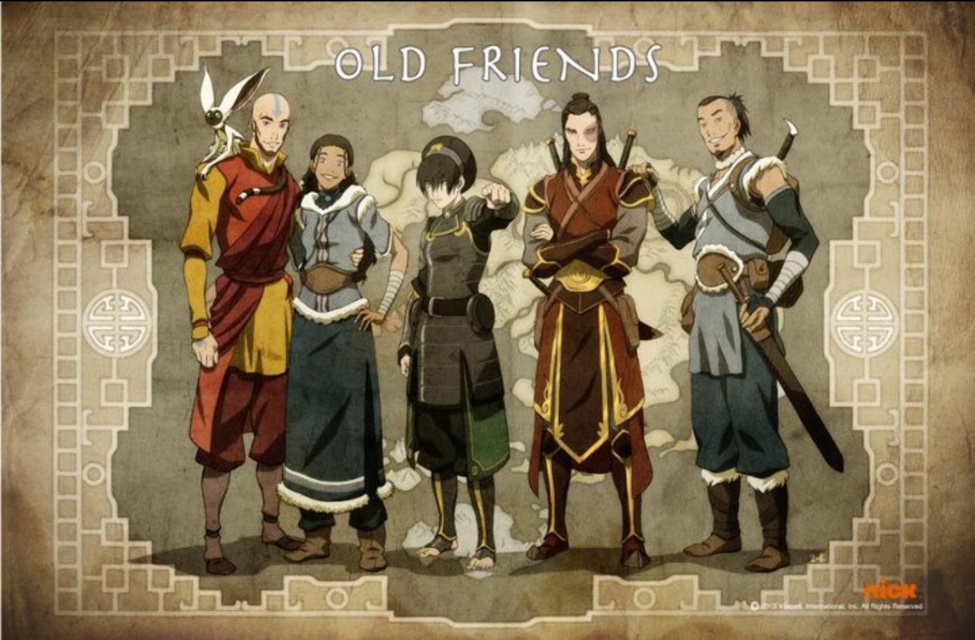 1404x922 Avatar The Legend Of Korra Old Friend Wallpaper