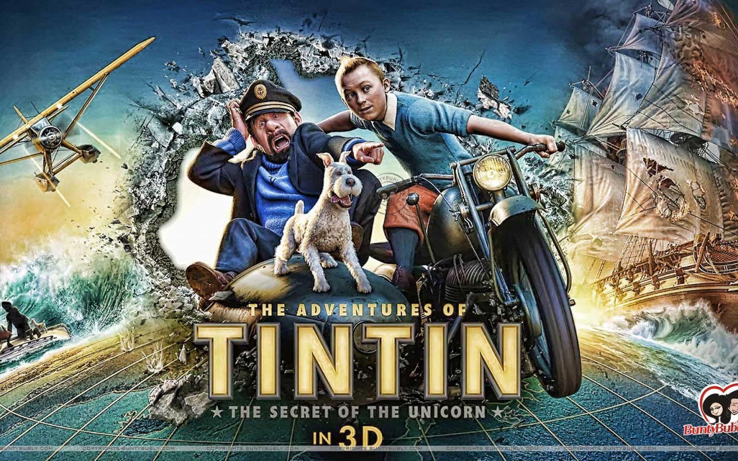 the adventures of tintin movie wallpaper